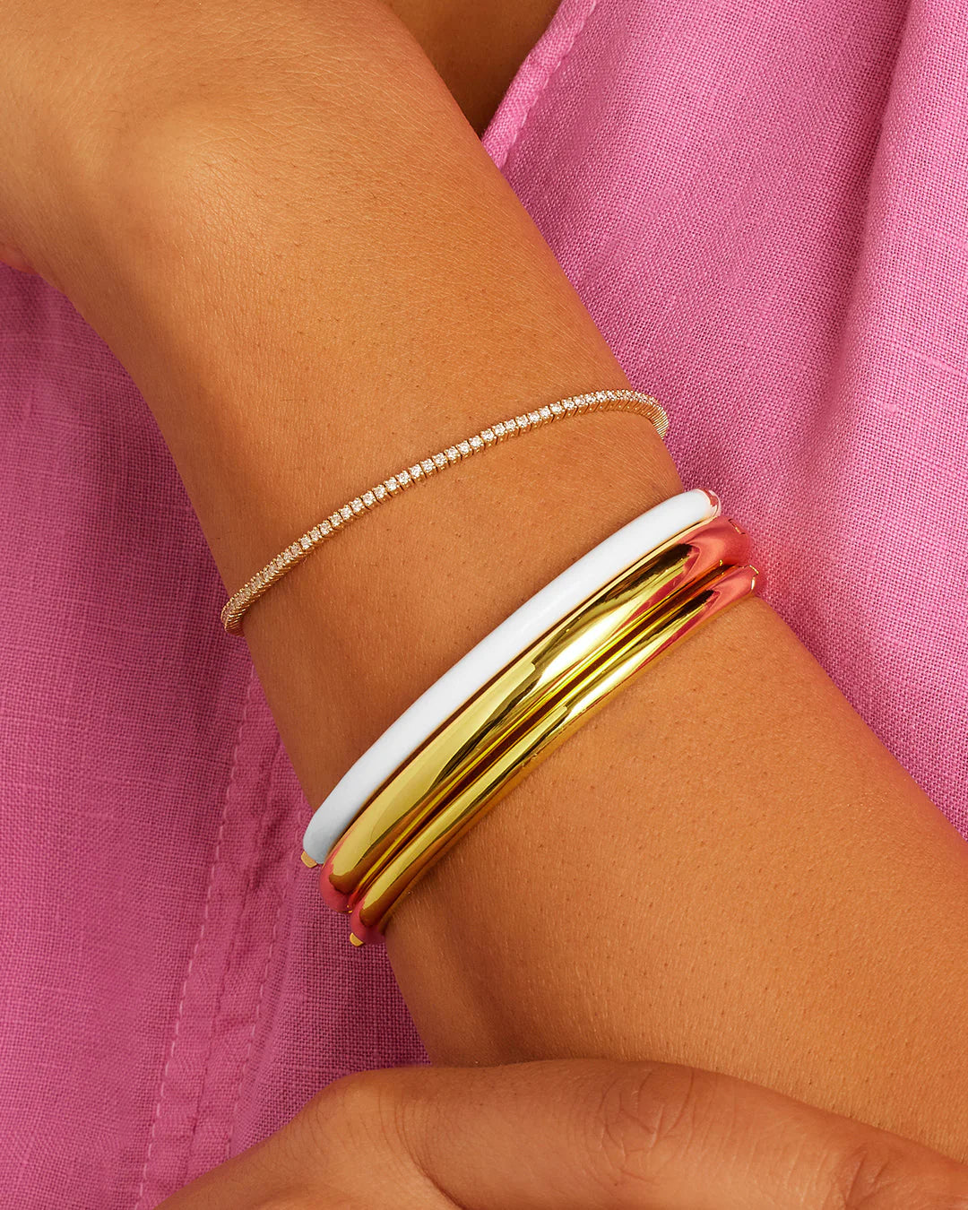 Enamel cuff hot sale