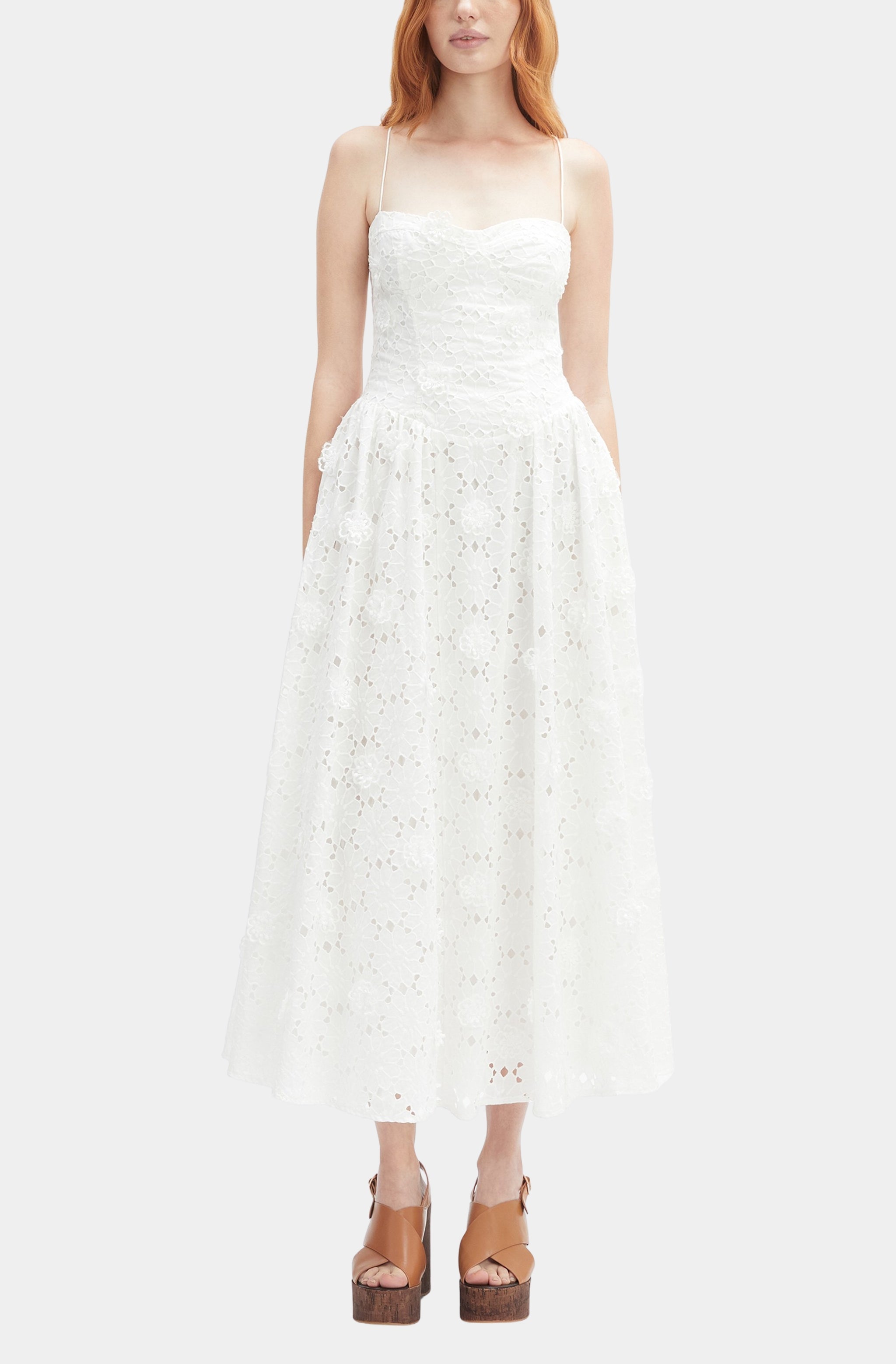 Estie Broderie Maxi Dress