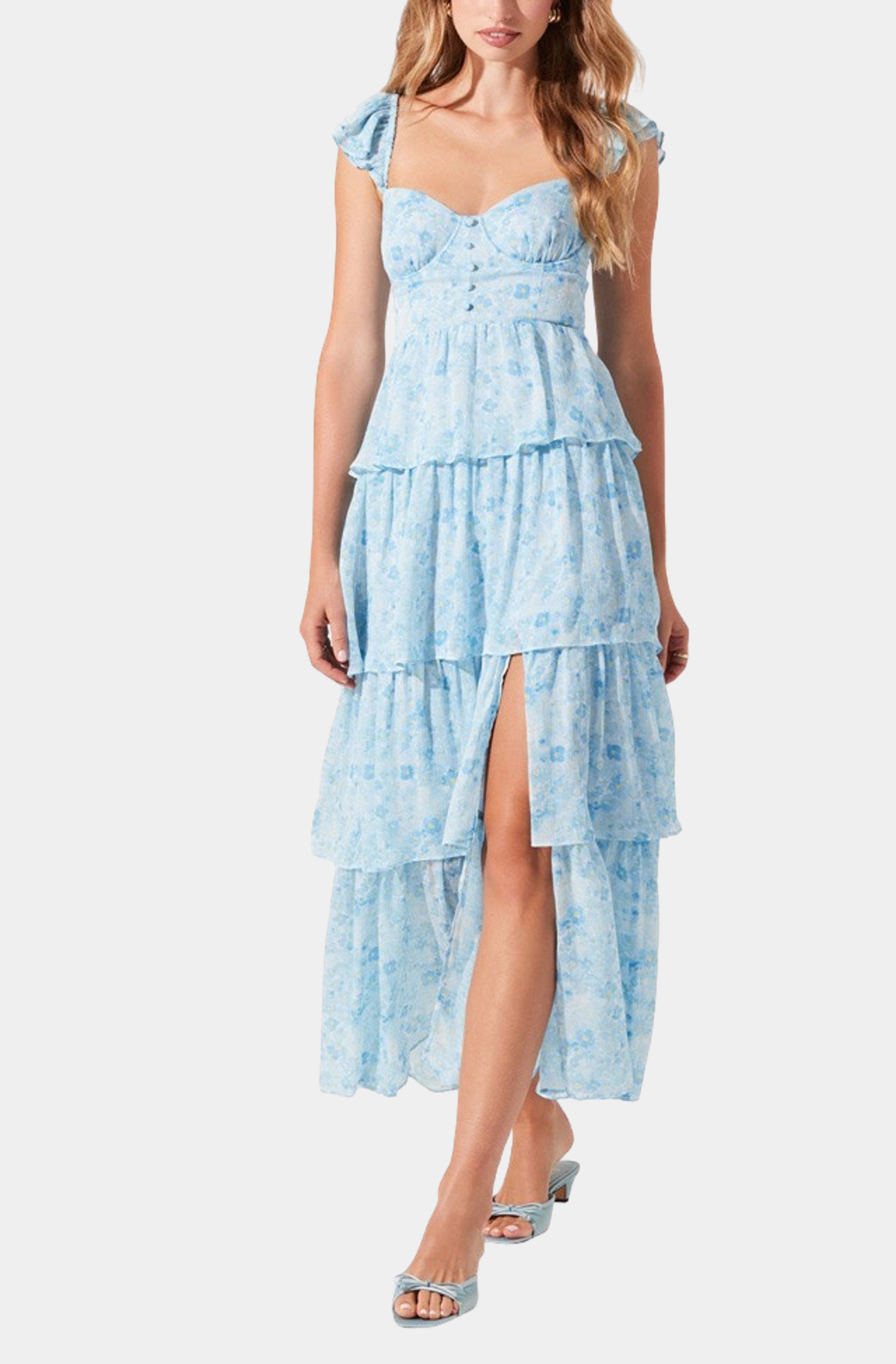 midsummer midi dress astr ASTR the label Women's Midsummer Dress, Pink Multi Floral, L at Amazon Women's Clothing store