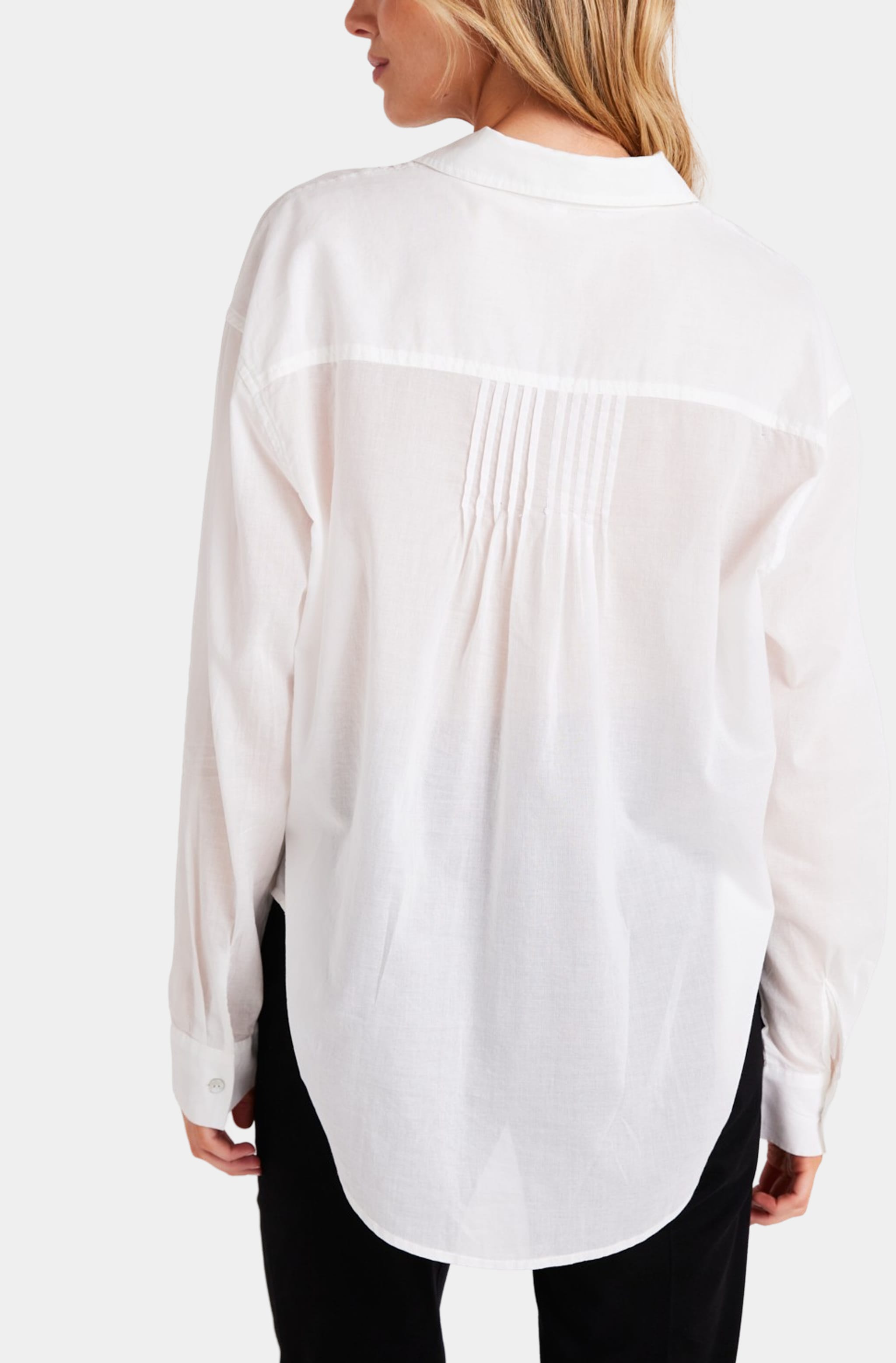 Pintuck Flowy Shirt