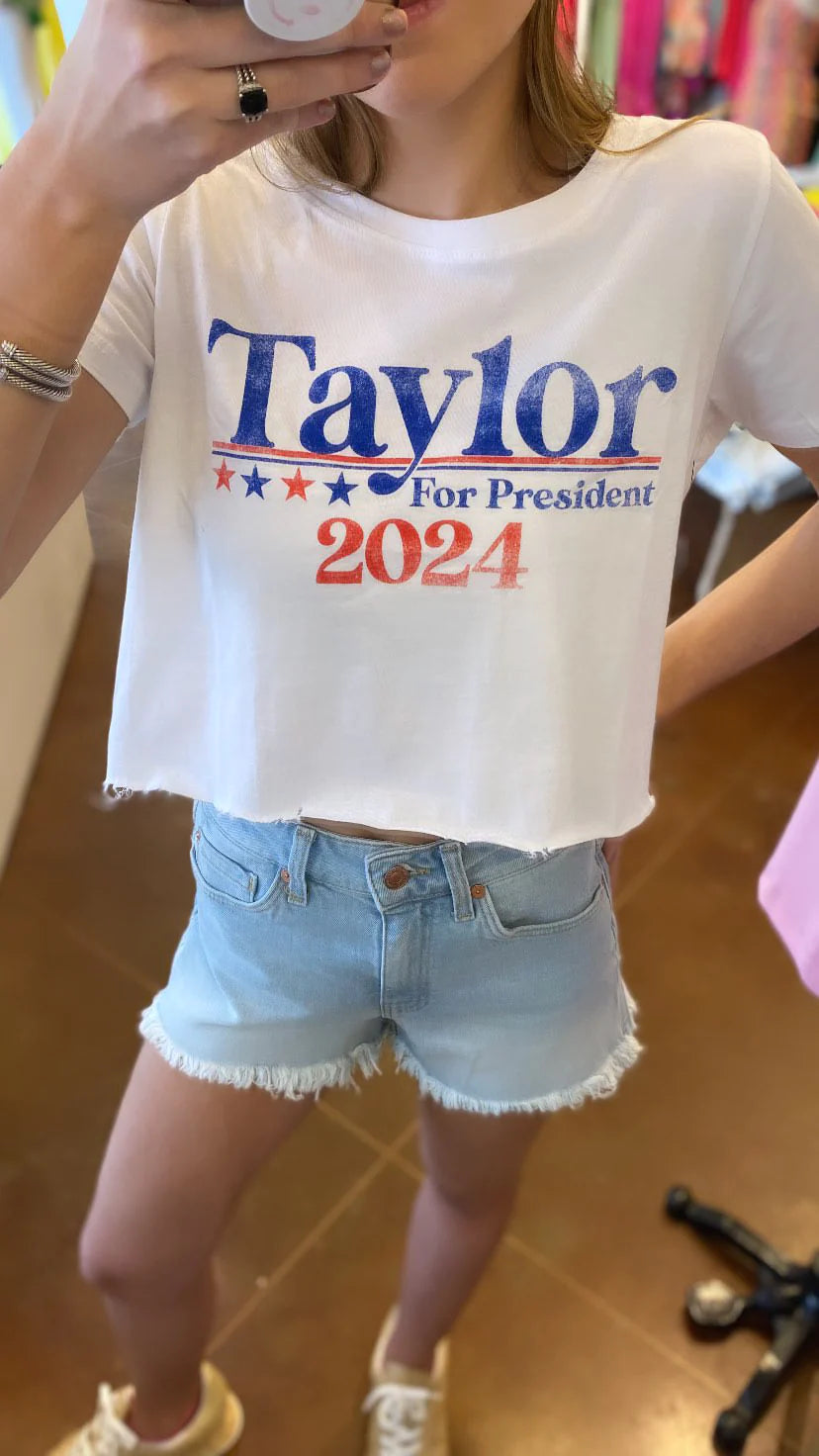 Election Crop Taylor Tee