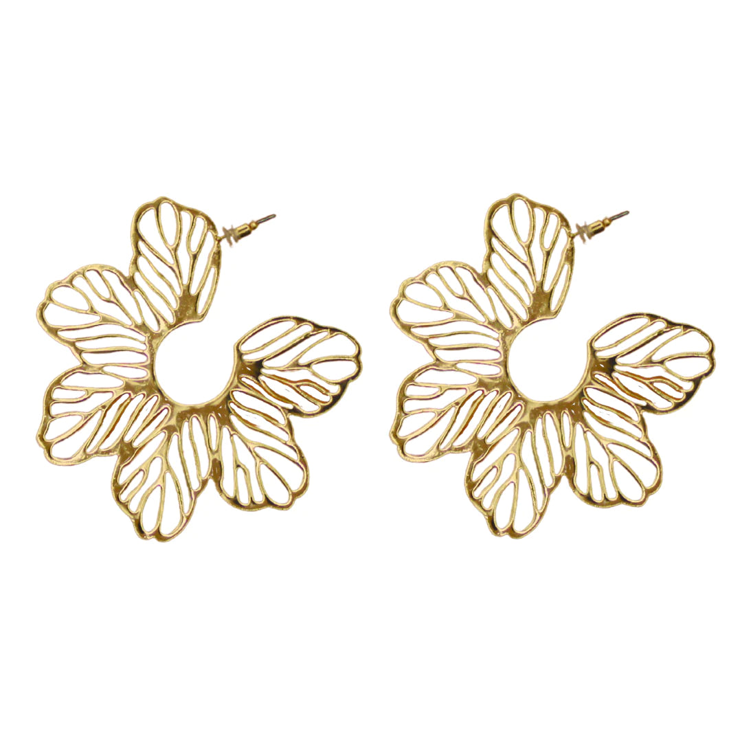 Perfect Petal Hoops