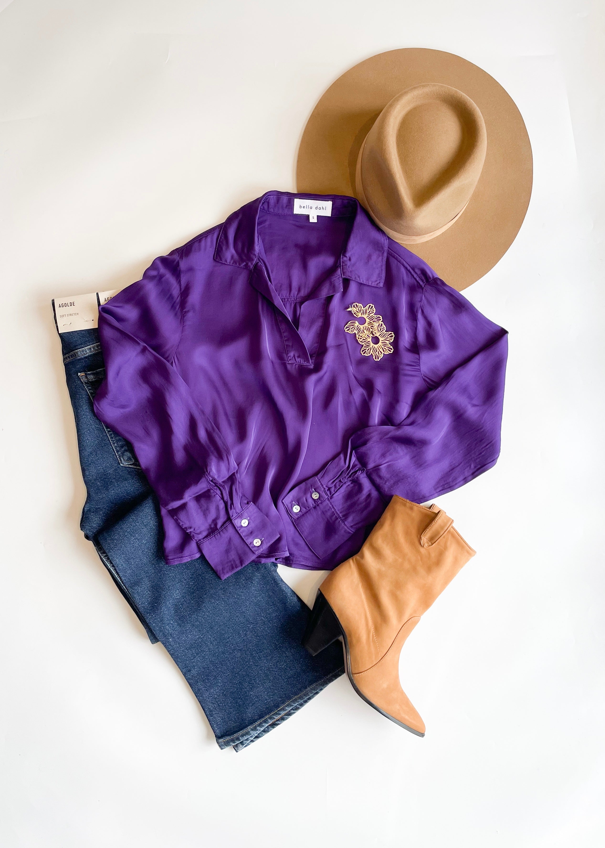 Wide Placket Pullover