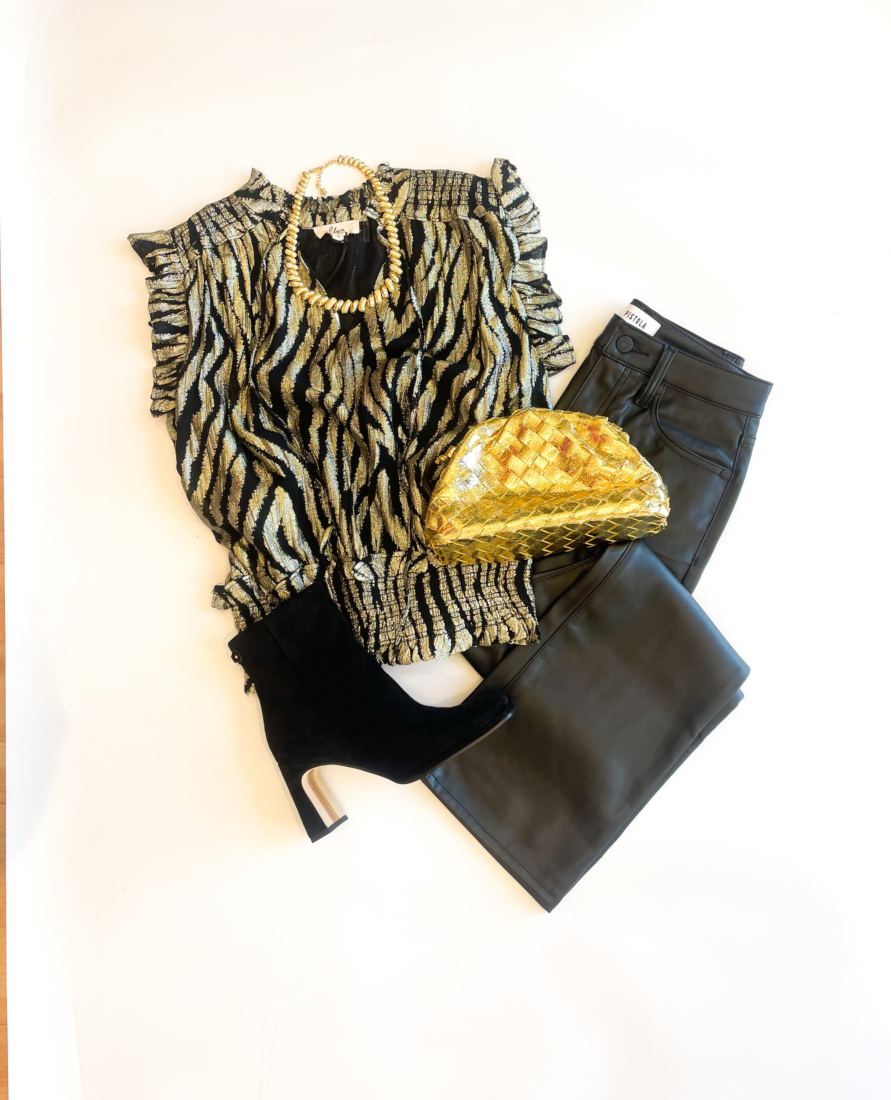 Animal Print Tank Blouse