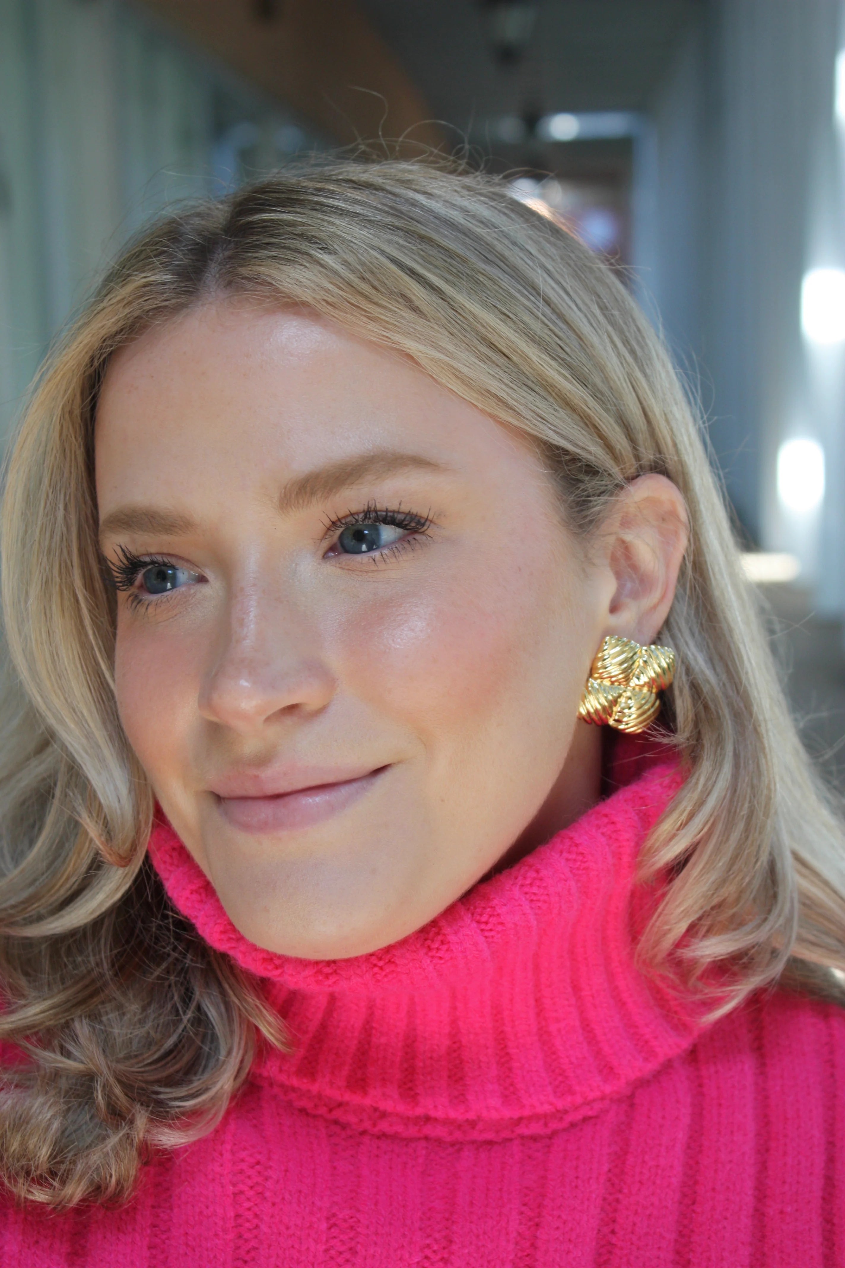 Rippled Petal Studs