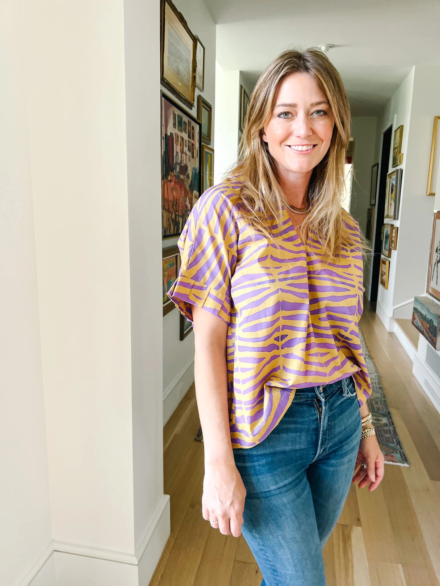 Kimono Pleat Top