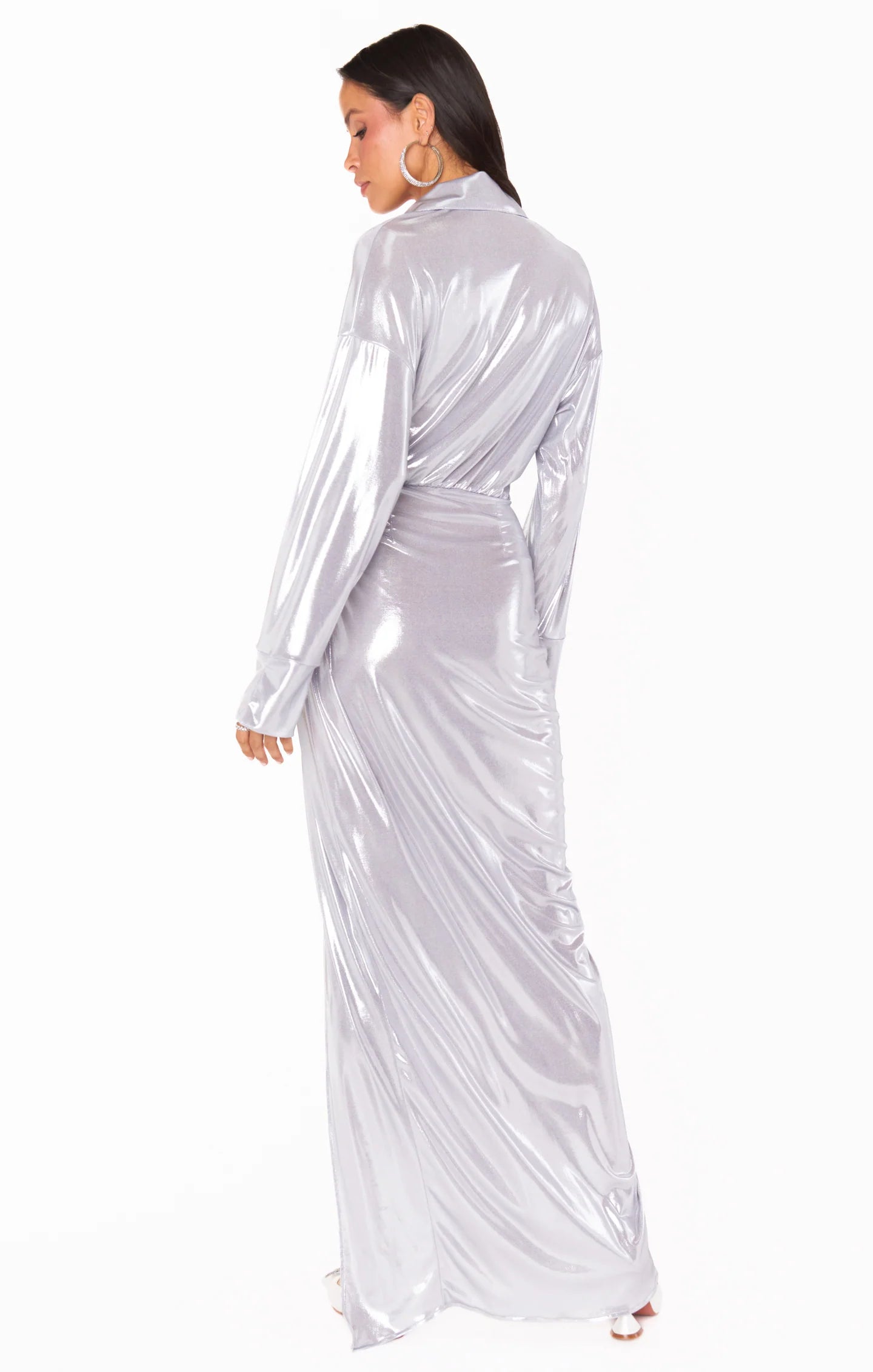 Clara Collared Maxi Dress