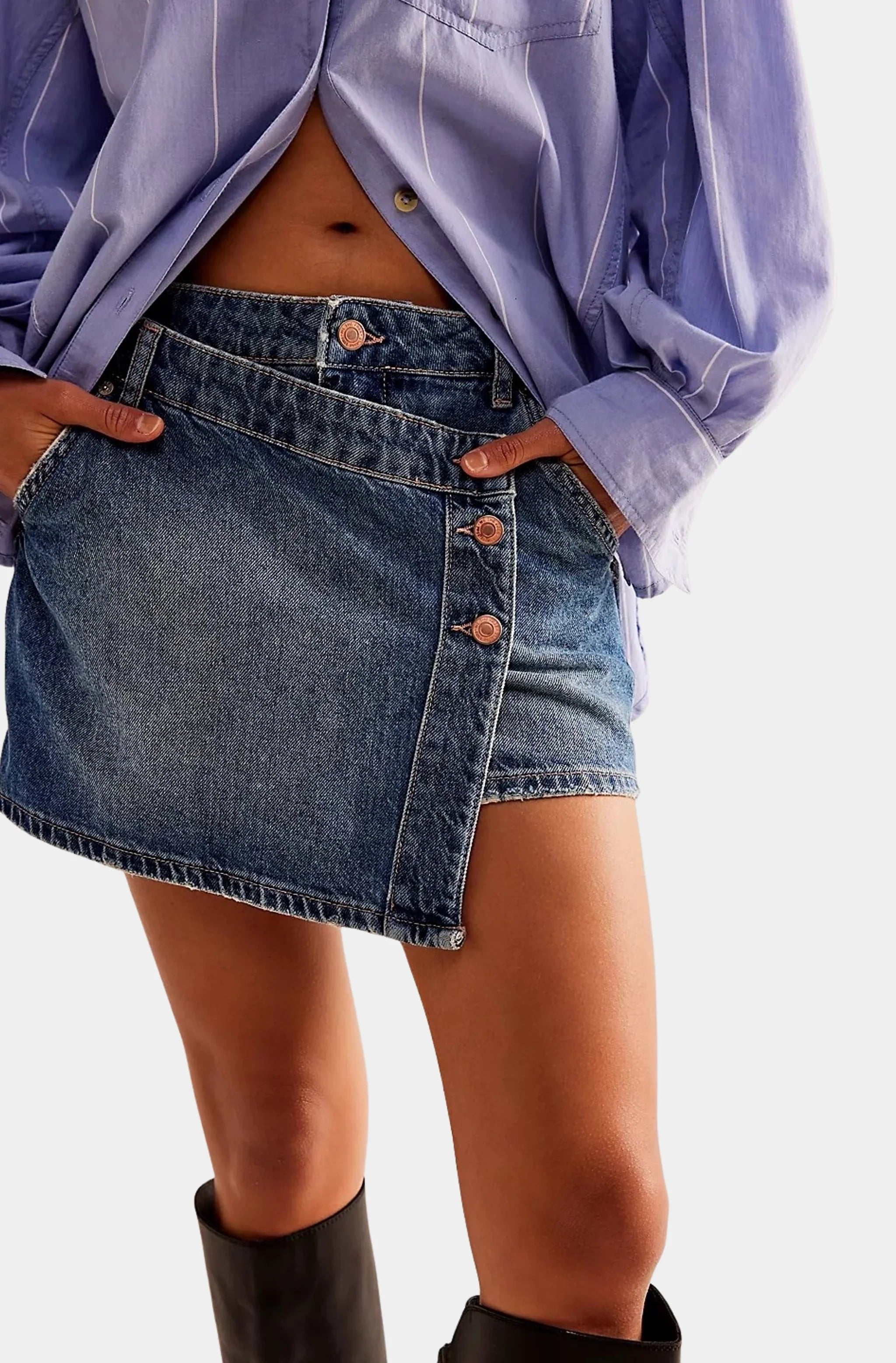 Wynne Denim Skirt