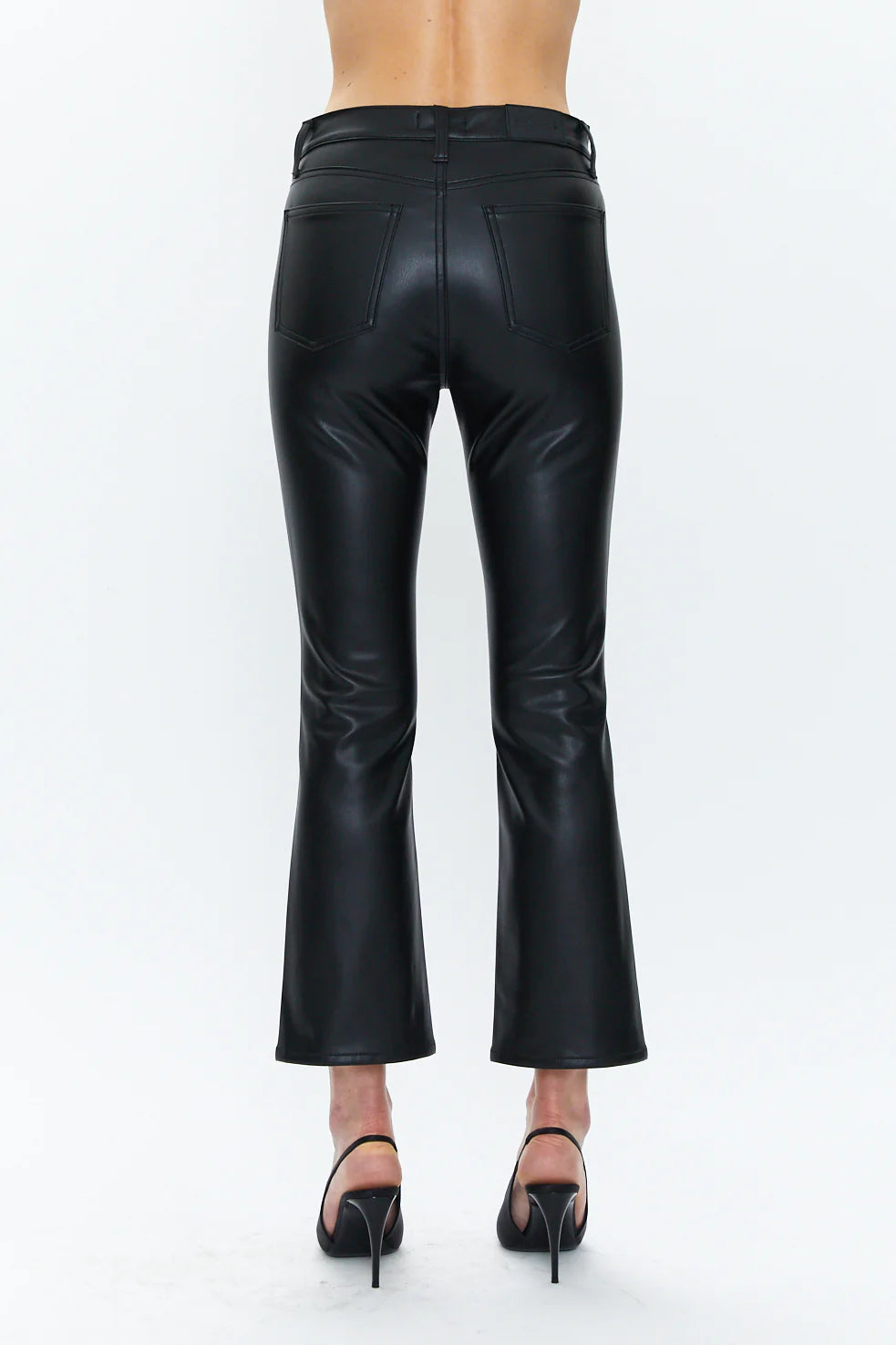 Lennon High Rise Crop Boot - Slate Black