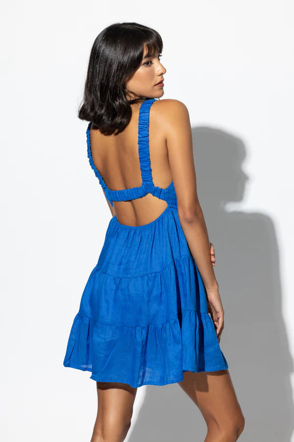 Kyra Linen Mini Dress