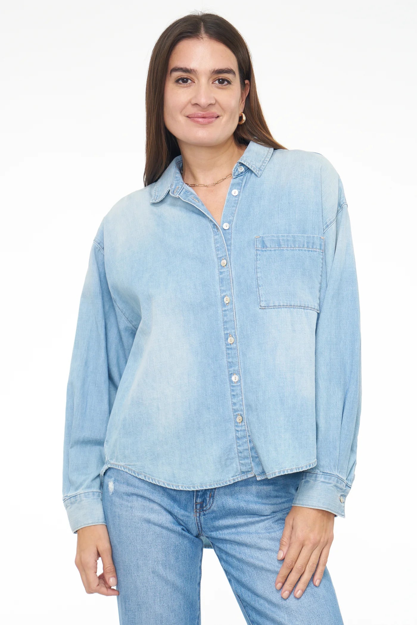 Sloane Long Sleeve Shirt in Edgewater