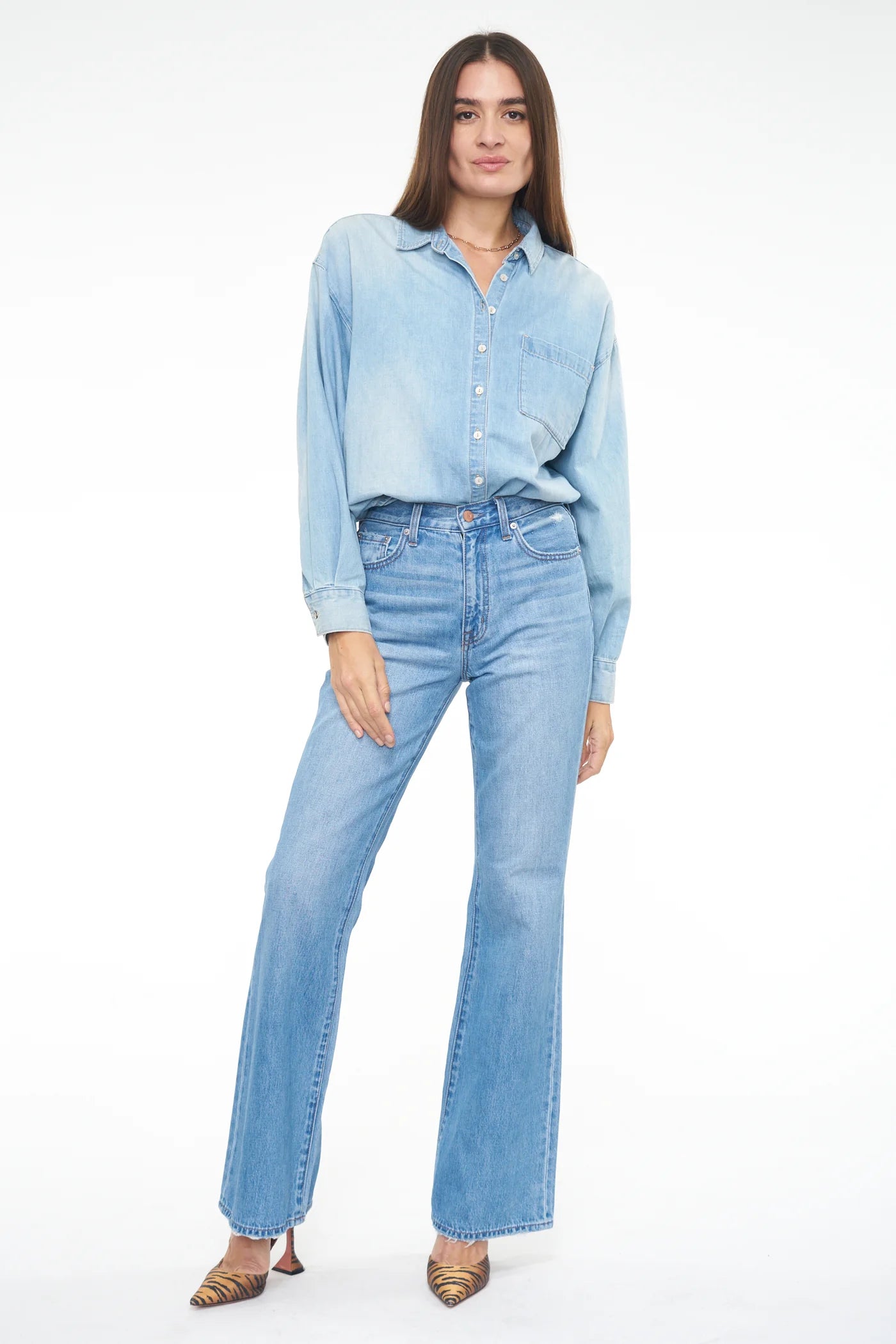 Sloane Long Sleeve Shirt in Edgewater