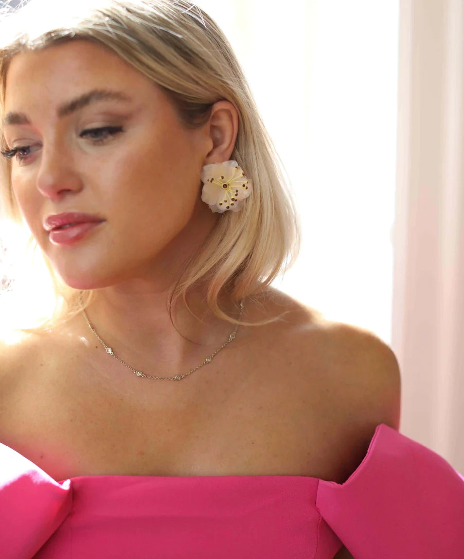 Blush Chiffon Stud