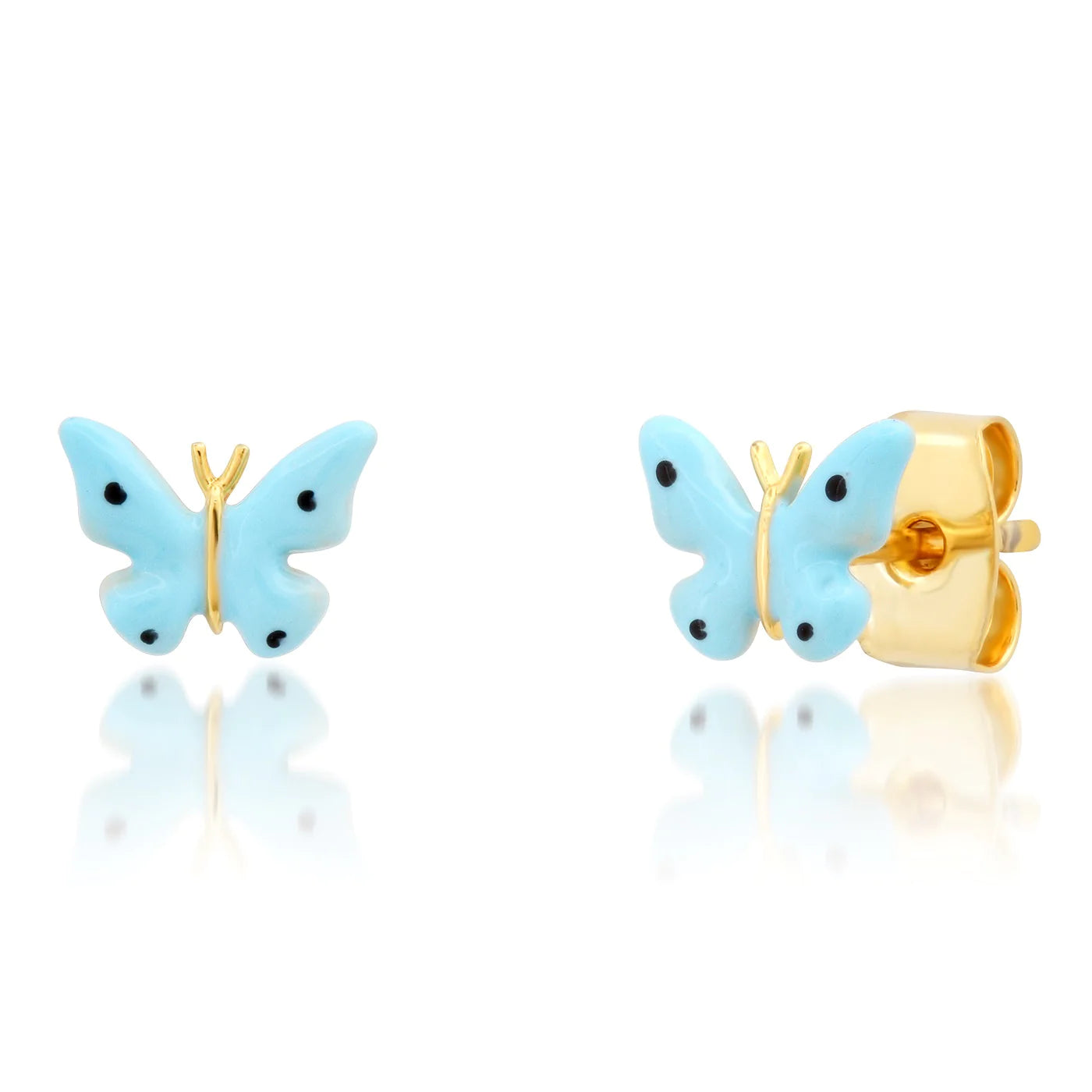 Enamel Butterfly Studs