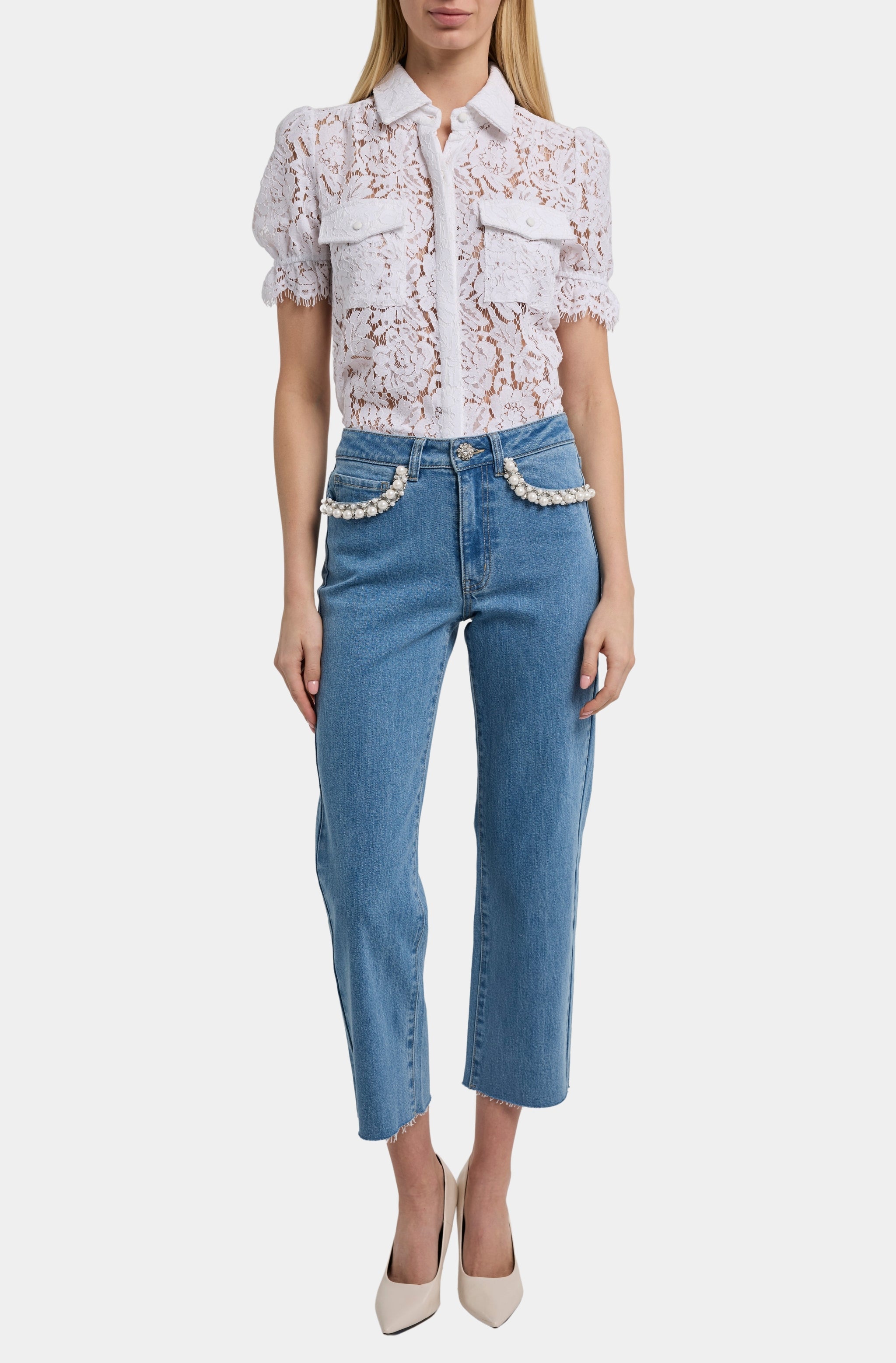 Baylor Pearl/Crystal Jeans