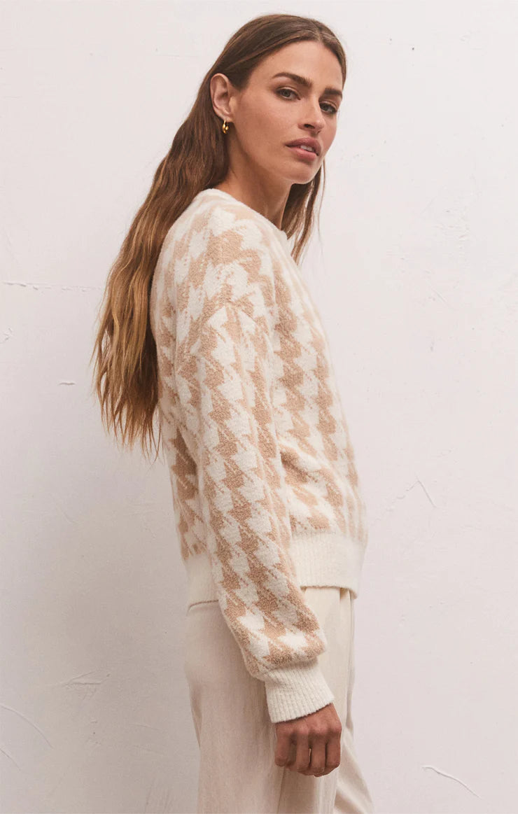 Cedar Houndstooth Sweater