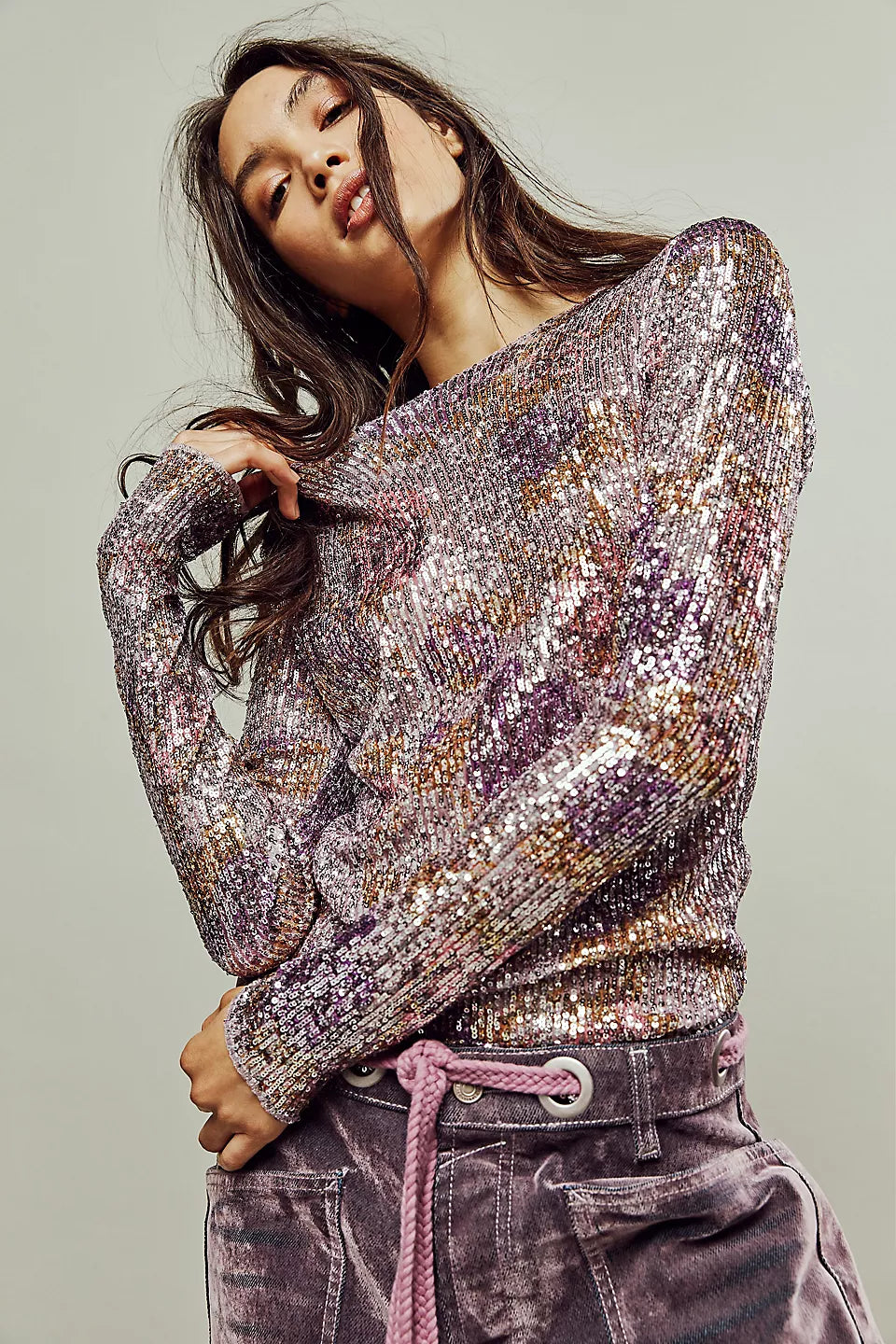 Printed Gold Rush Long Sleeve