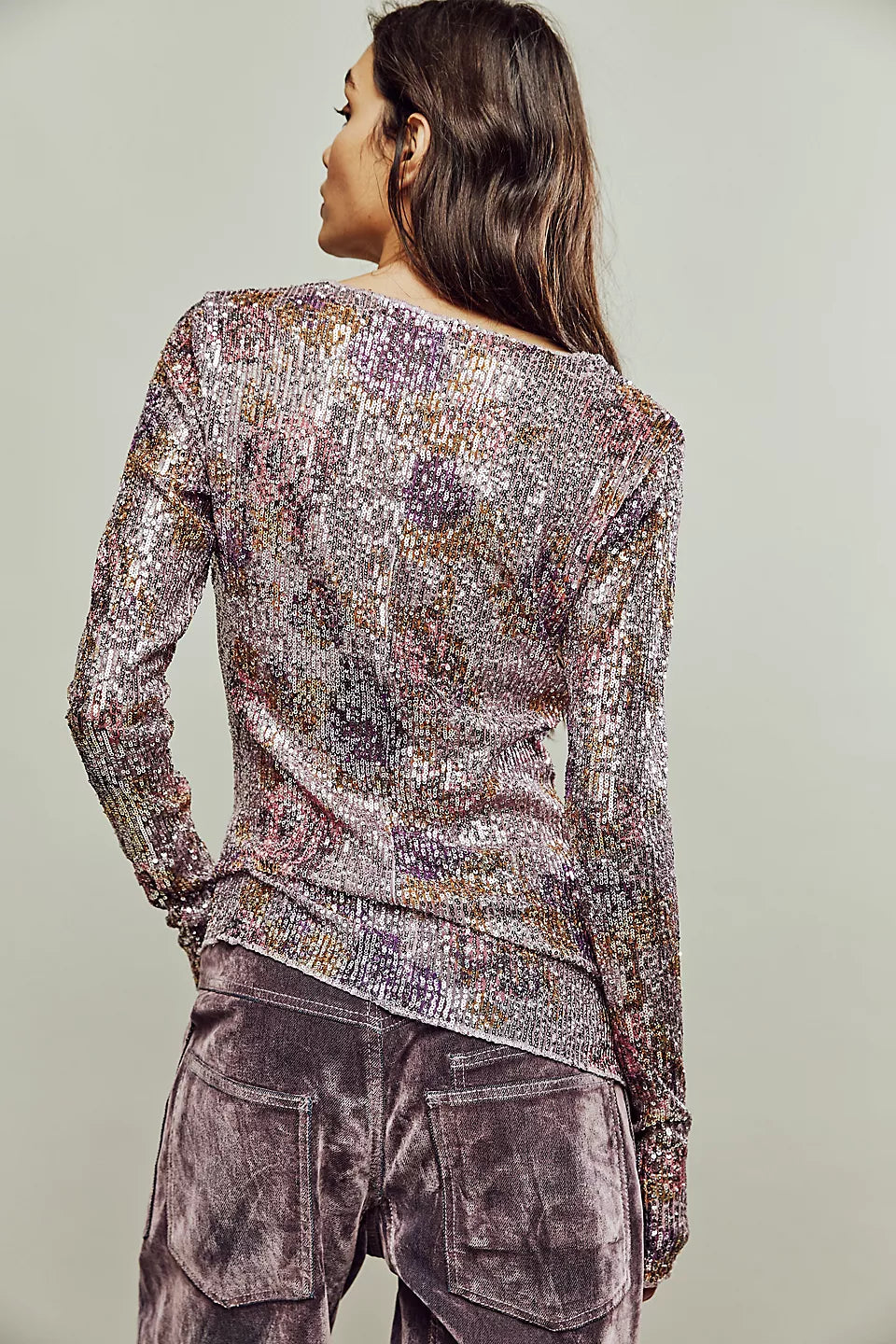 Printed Gold Rush Long Sleeve