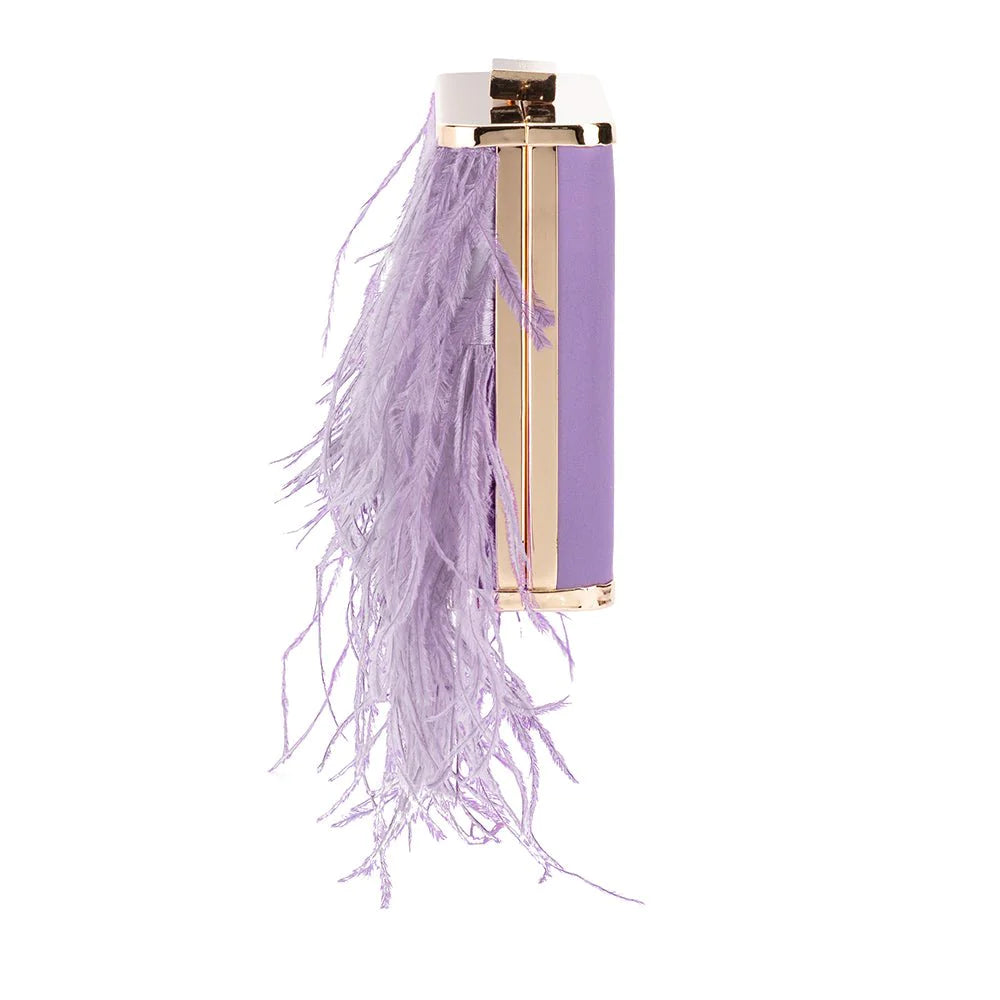 Estelle Feather Clutch