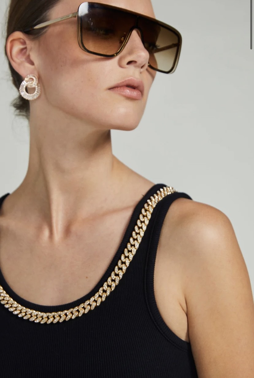 Eve Crystal Chain Dress
