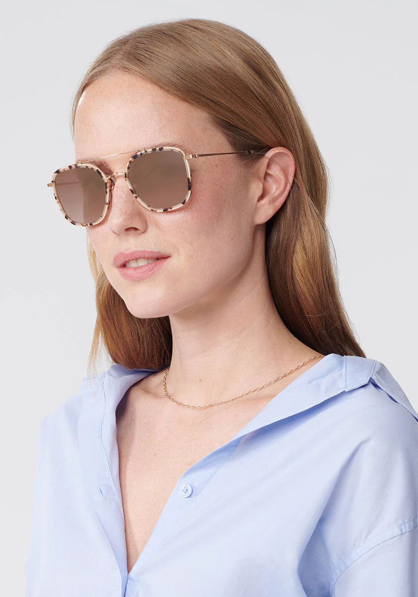 Austin - Matte Oyster 24K Mirrored