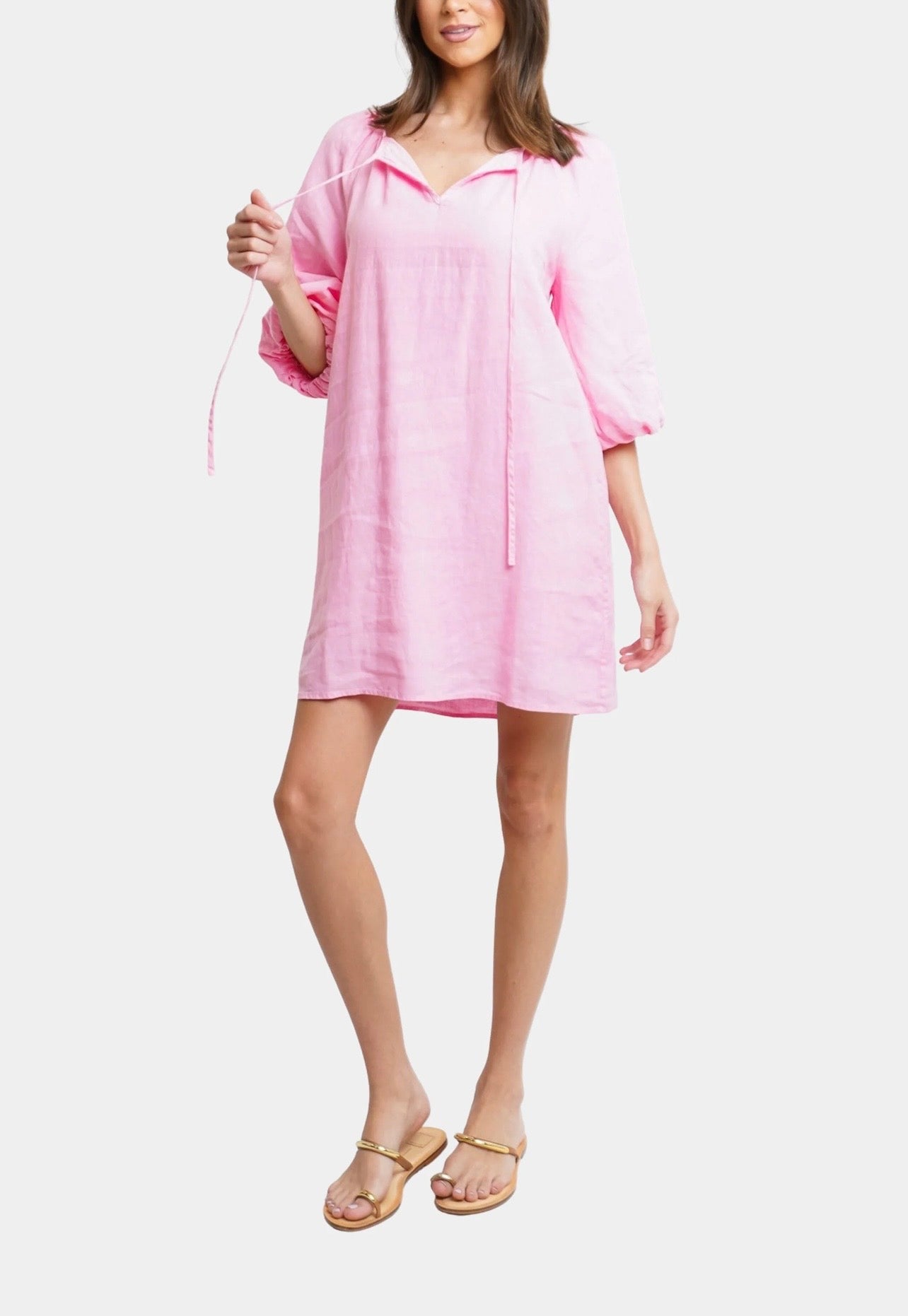 Pullover Puff Sleeve Dress