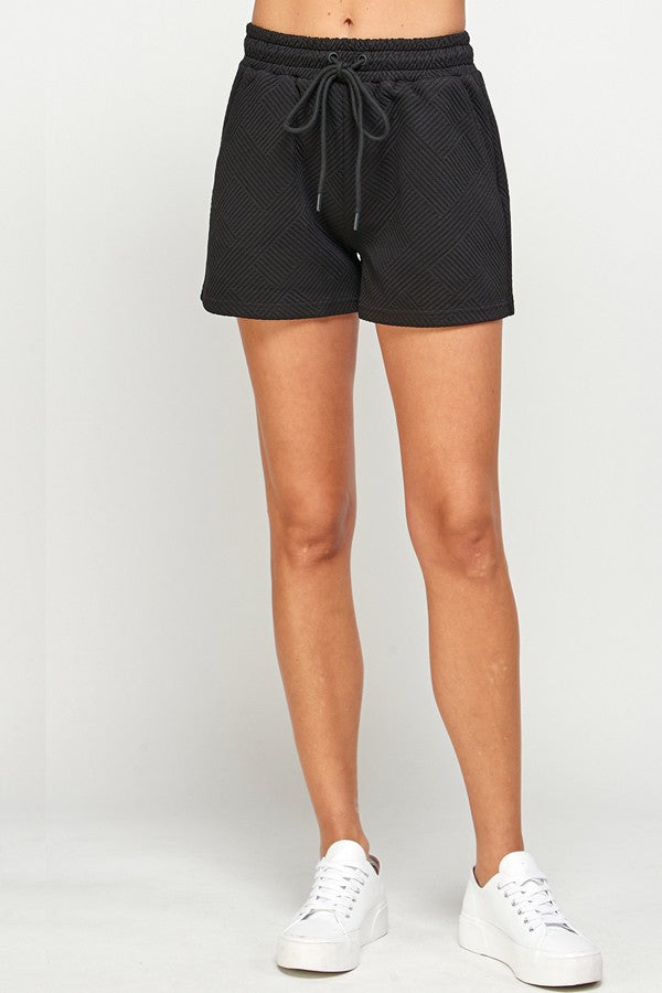 Textured Soft Cozy Shorts