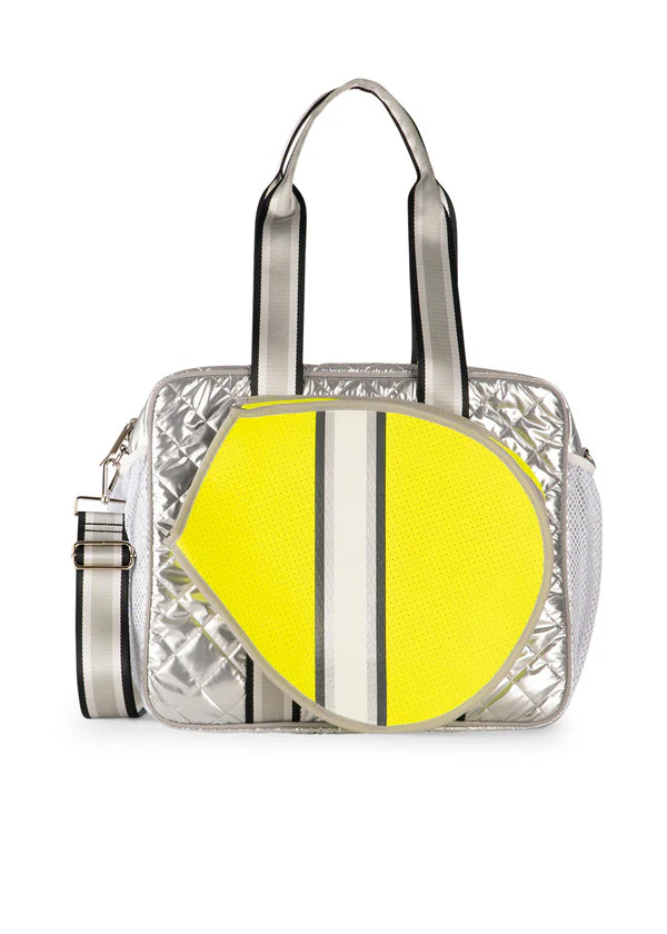 Billie Tennis Bag - Shine- Neon Yellow