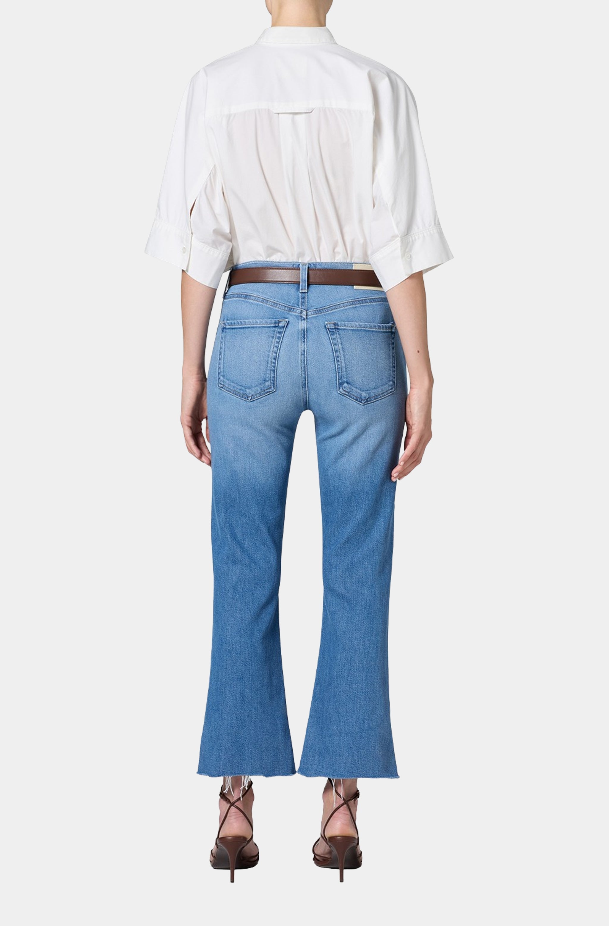 Goldie Kick Flare Ankle 27 Raw Hem