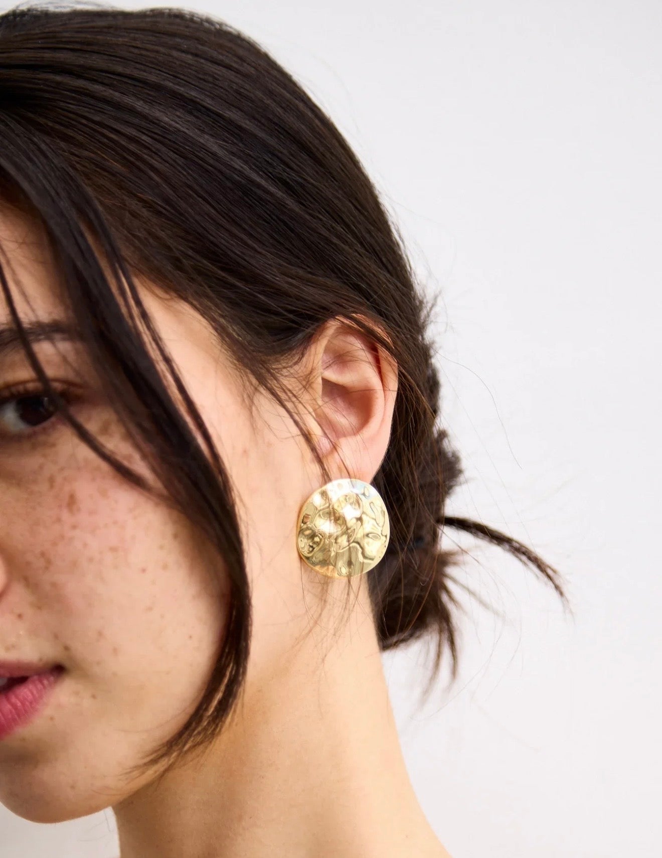 Round Statement Earrings