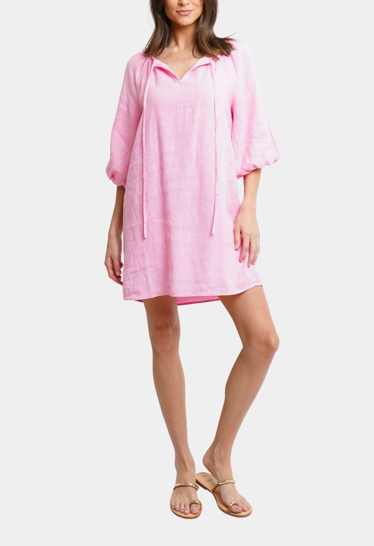 Pullover Puff Sleeve Dress