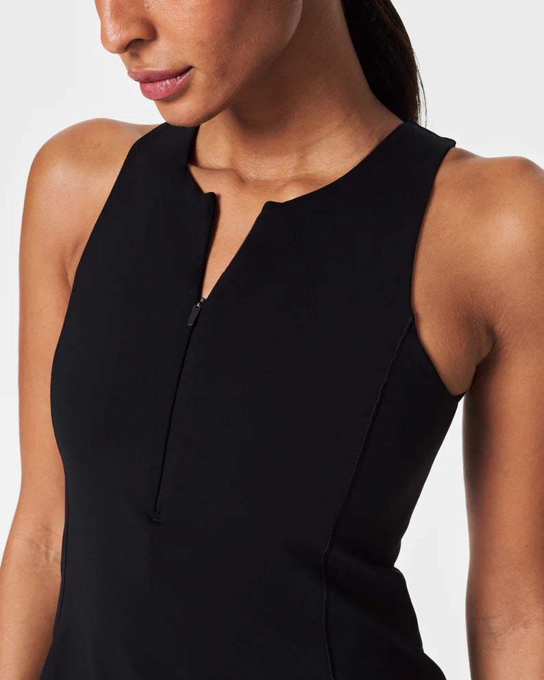 The Get Moving Zip Front Easy Access Dress