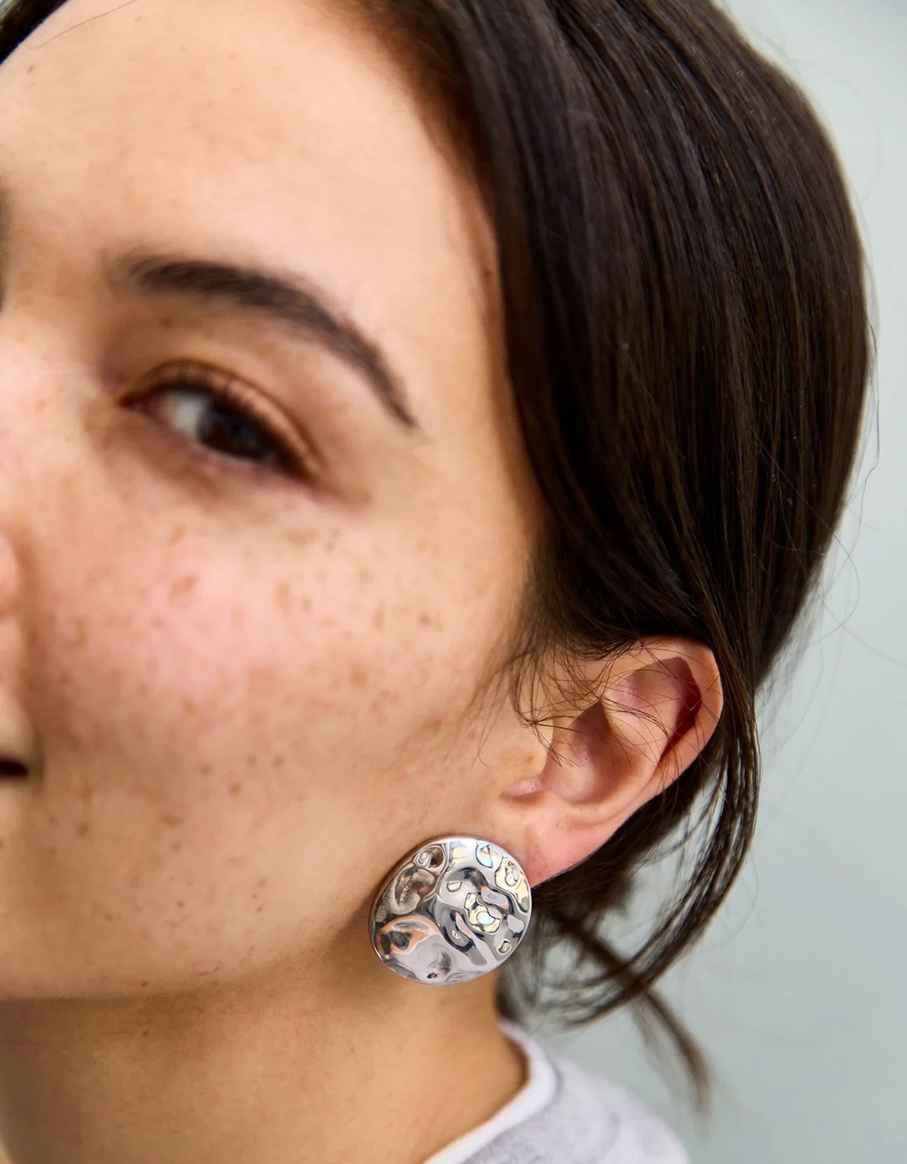 Round Statement Earrings