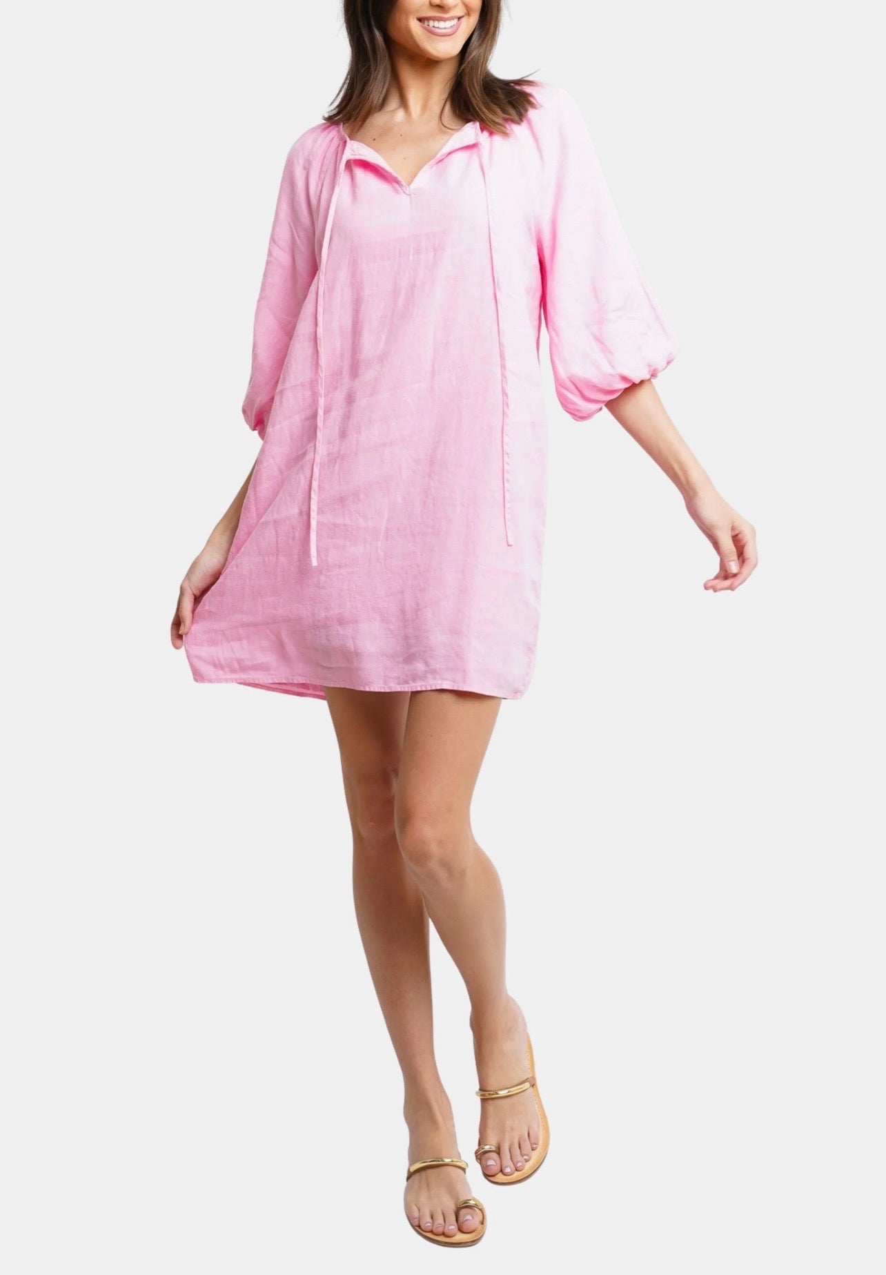Pullover Puff Sleeve Dress