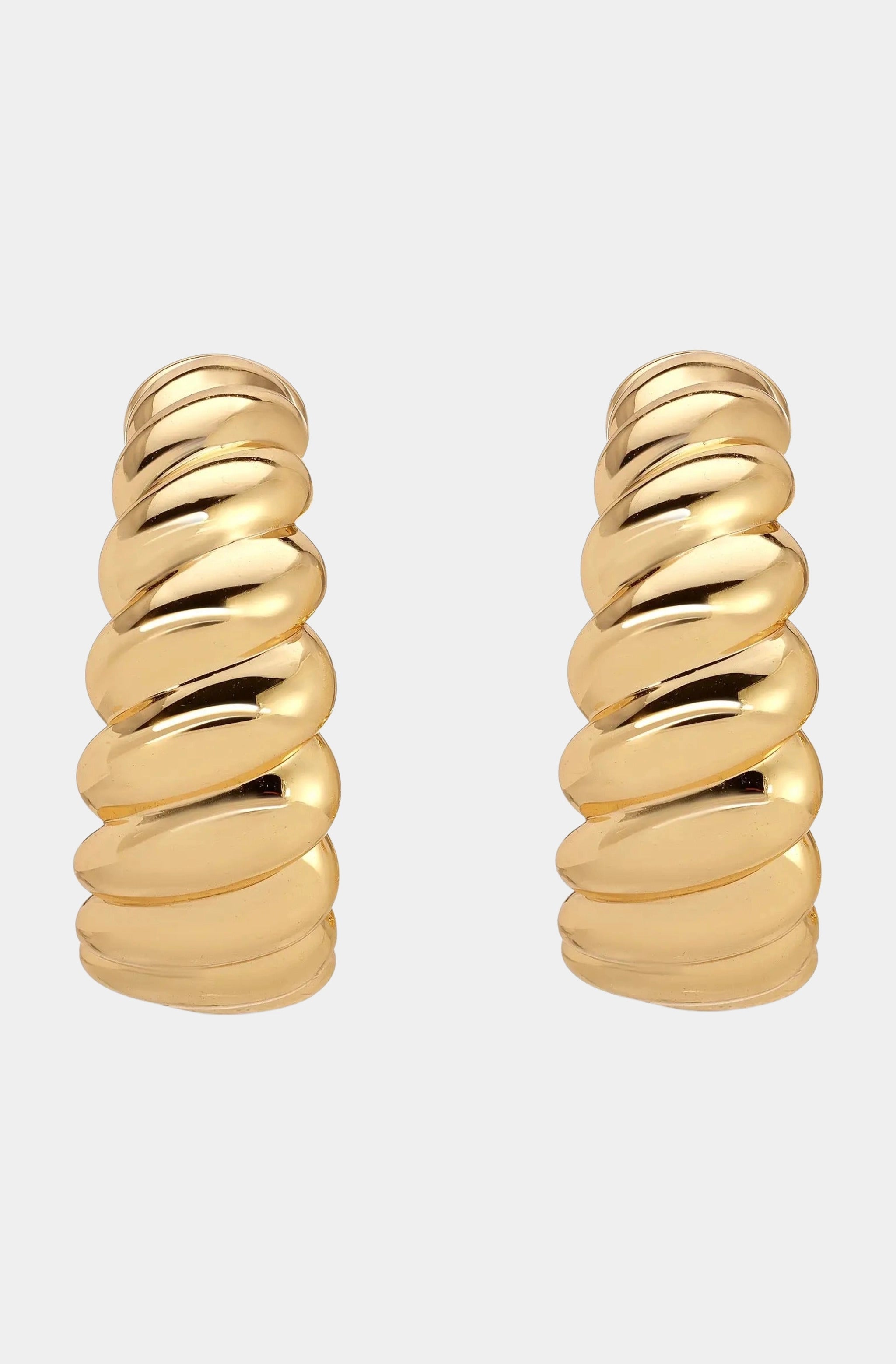 Modern Ribbed Hoops