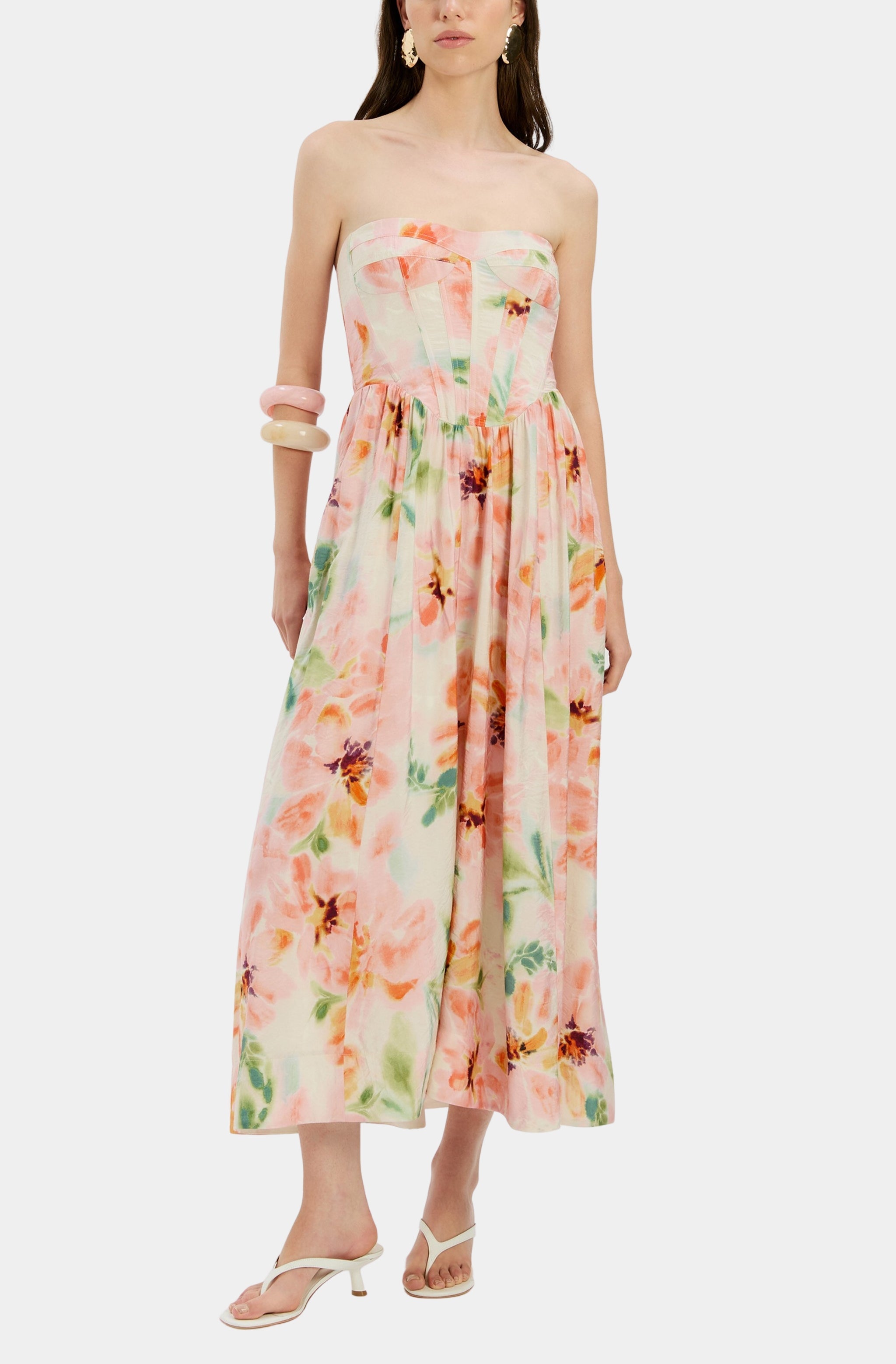 bardot lola corset midi dresses BARDOT Lola Corset Midi Dress