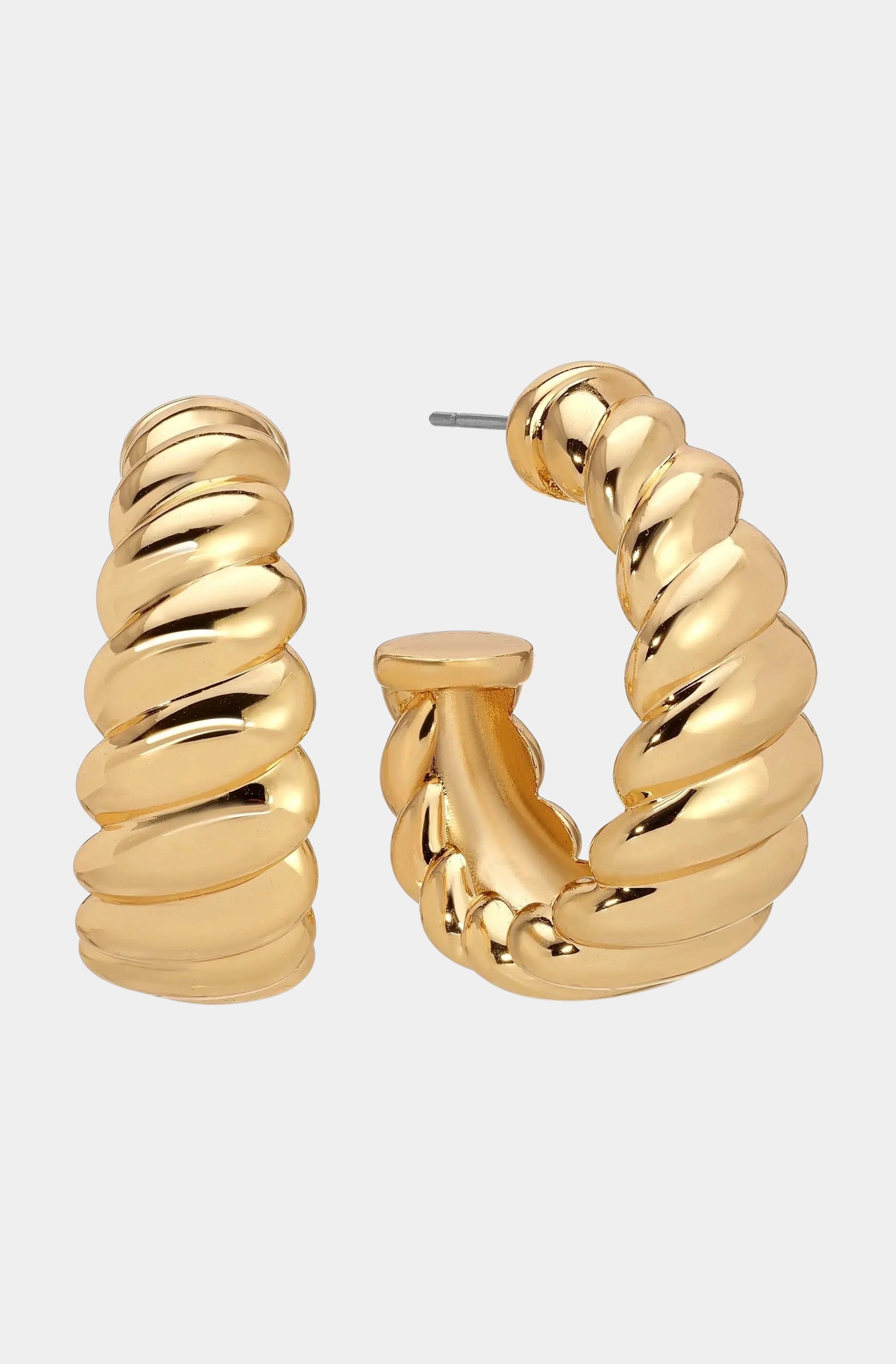 Modern Ribbed Hoops