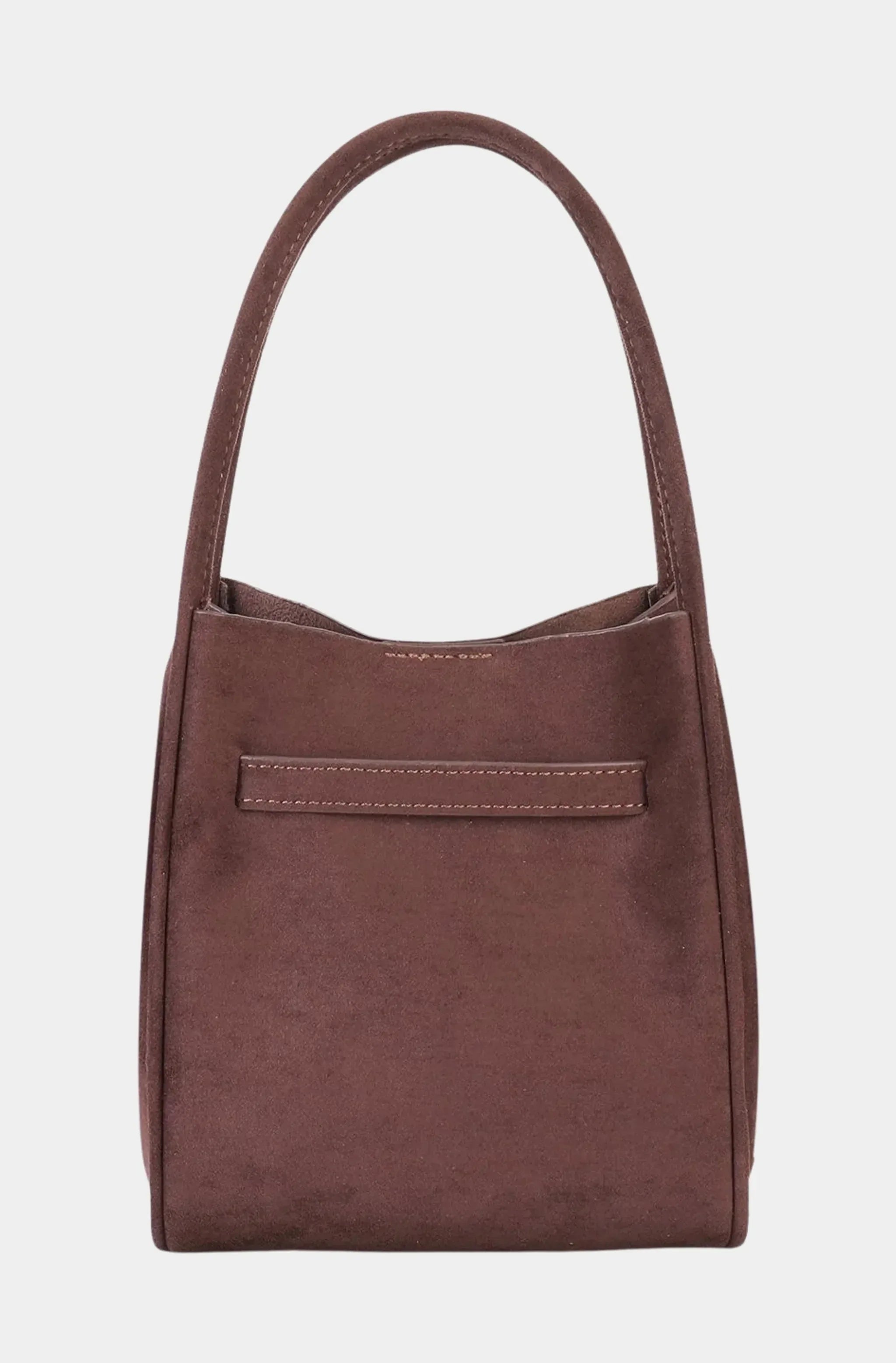 Hollace Mini Tote Faux Suede Buckle Bag