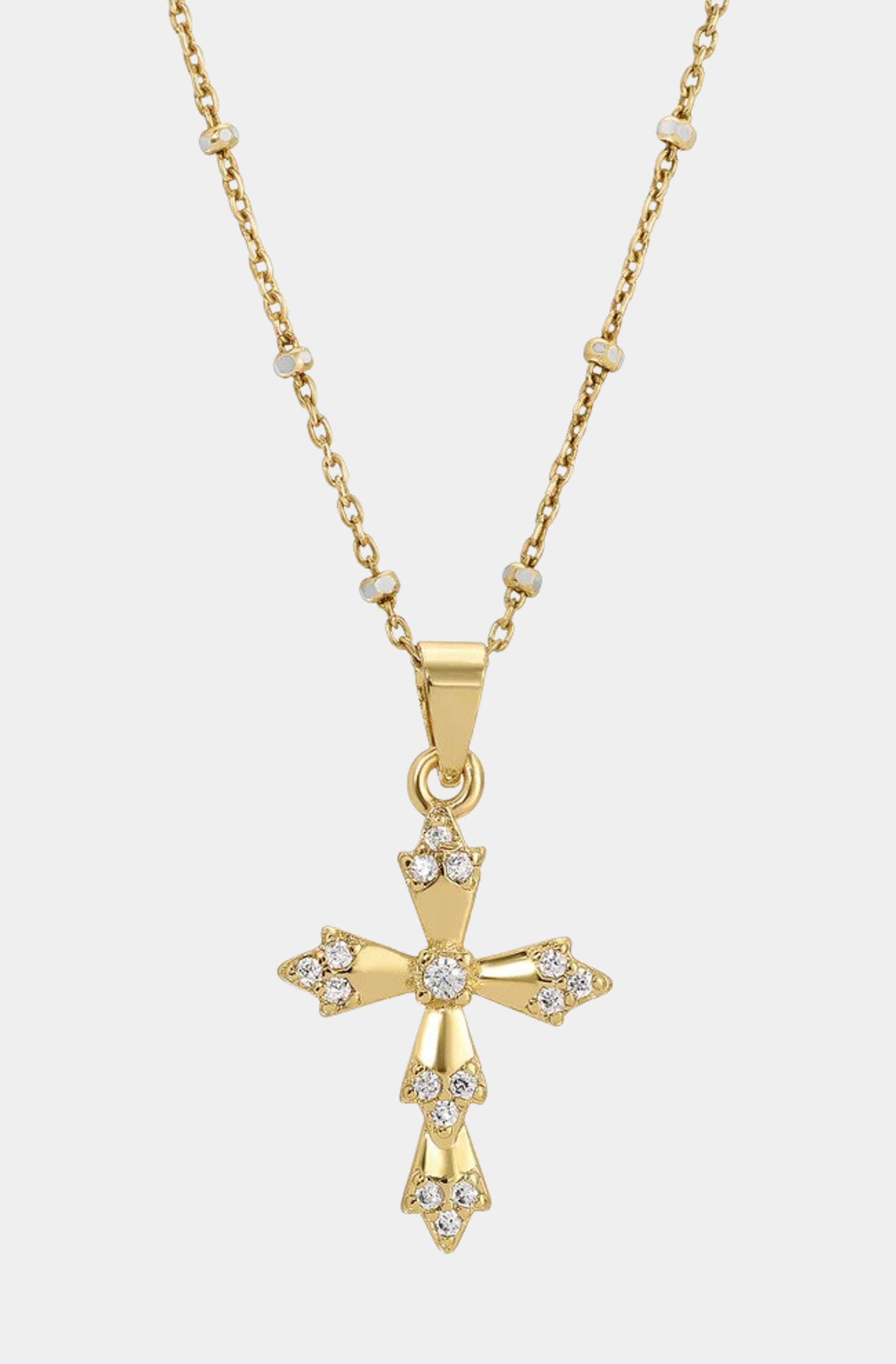 Maiden Cross Necklace
