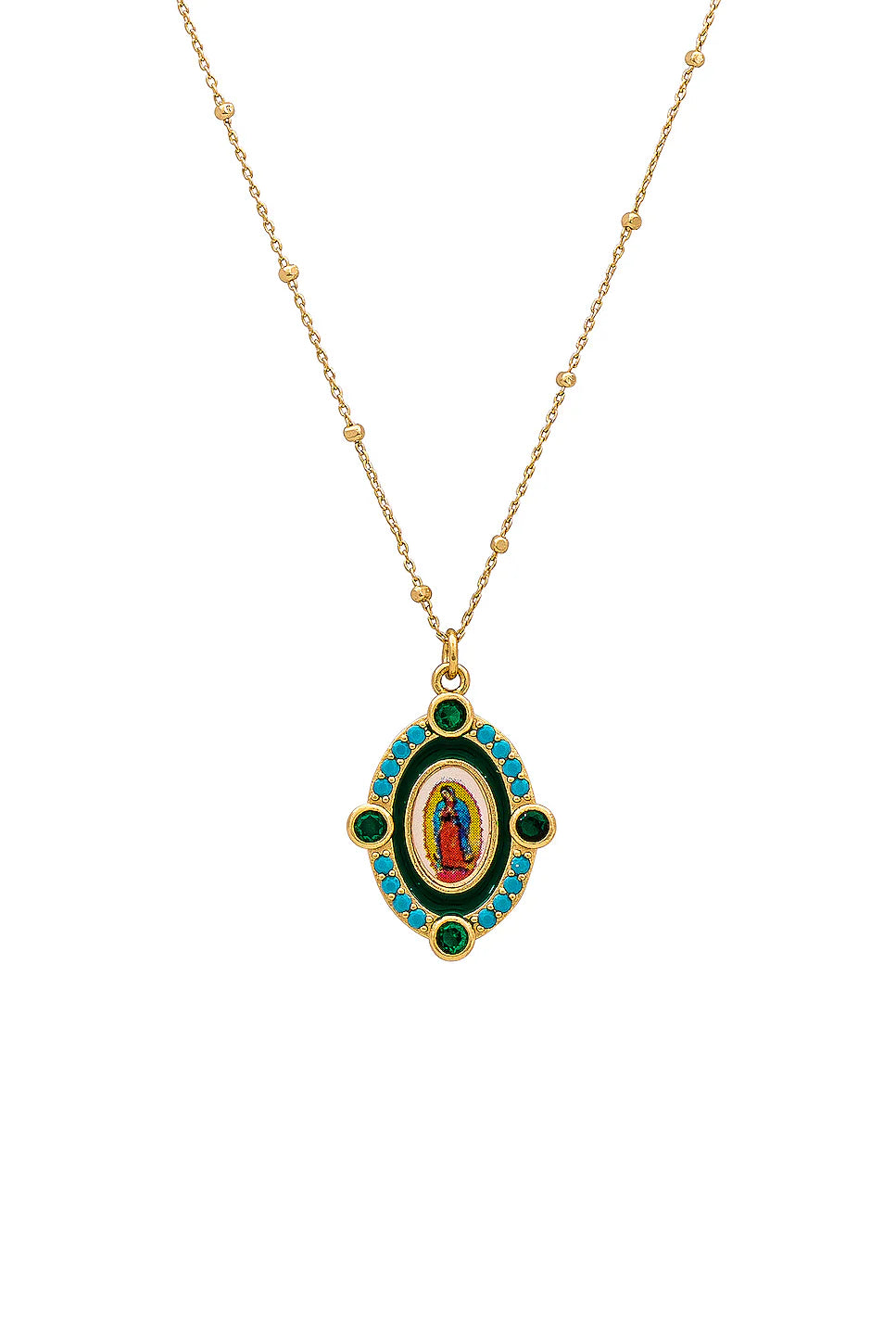 Guadalupe Enamel Necklace