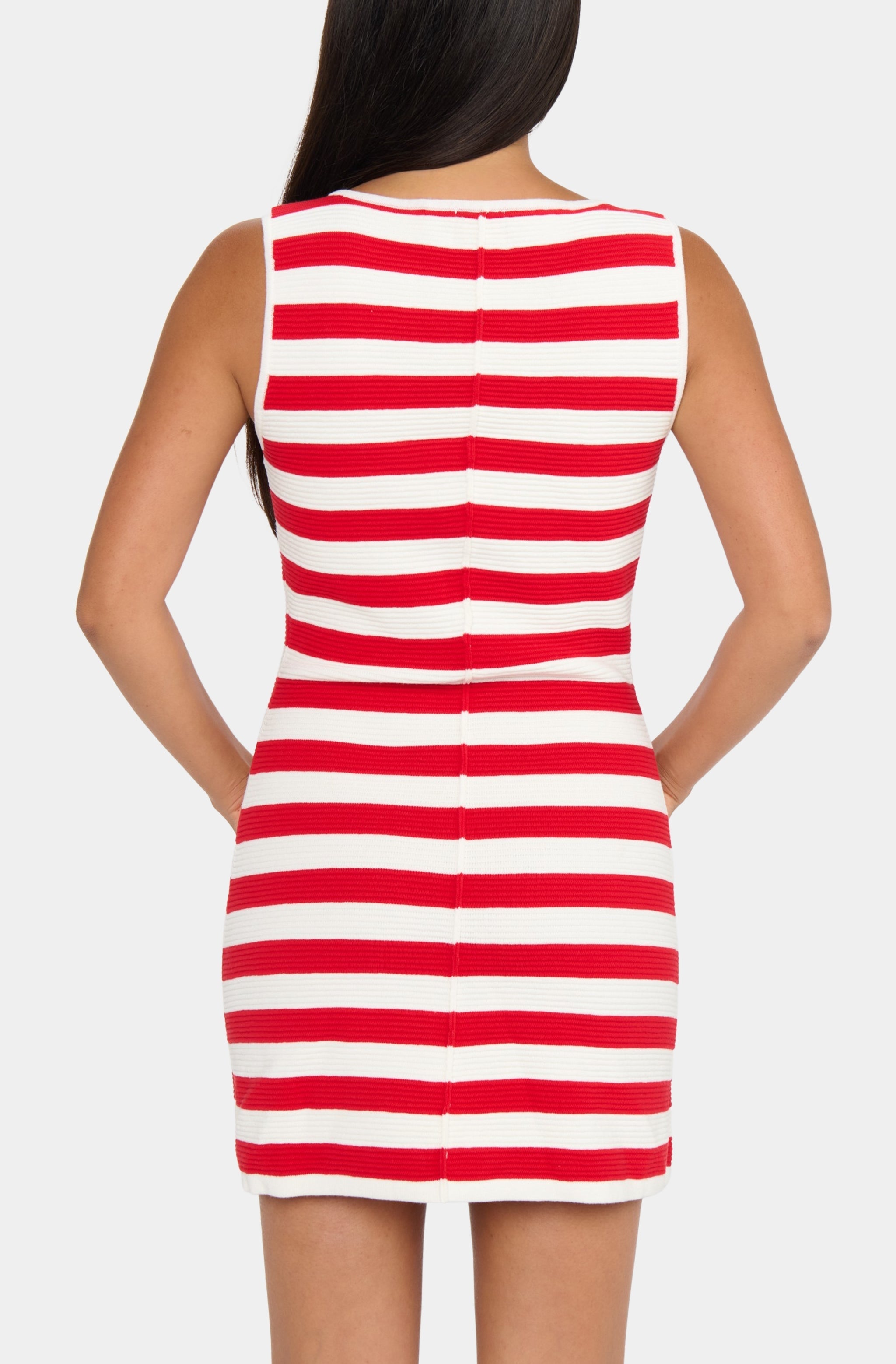 red and white striped bodycon dress Halter Neck Backless Bodycon Long Dress Sea Green – Bare Blitz main image 0