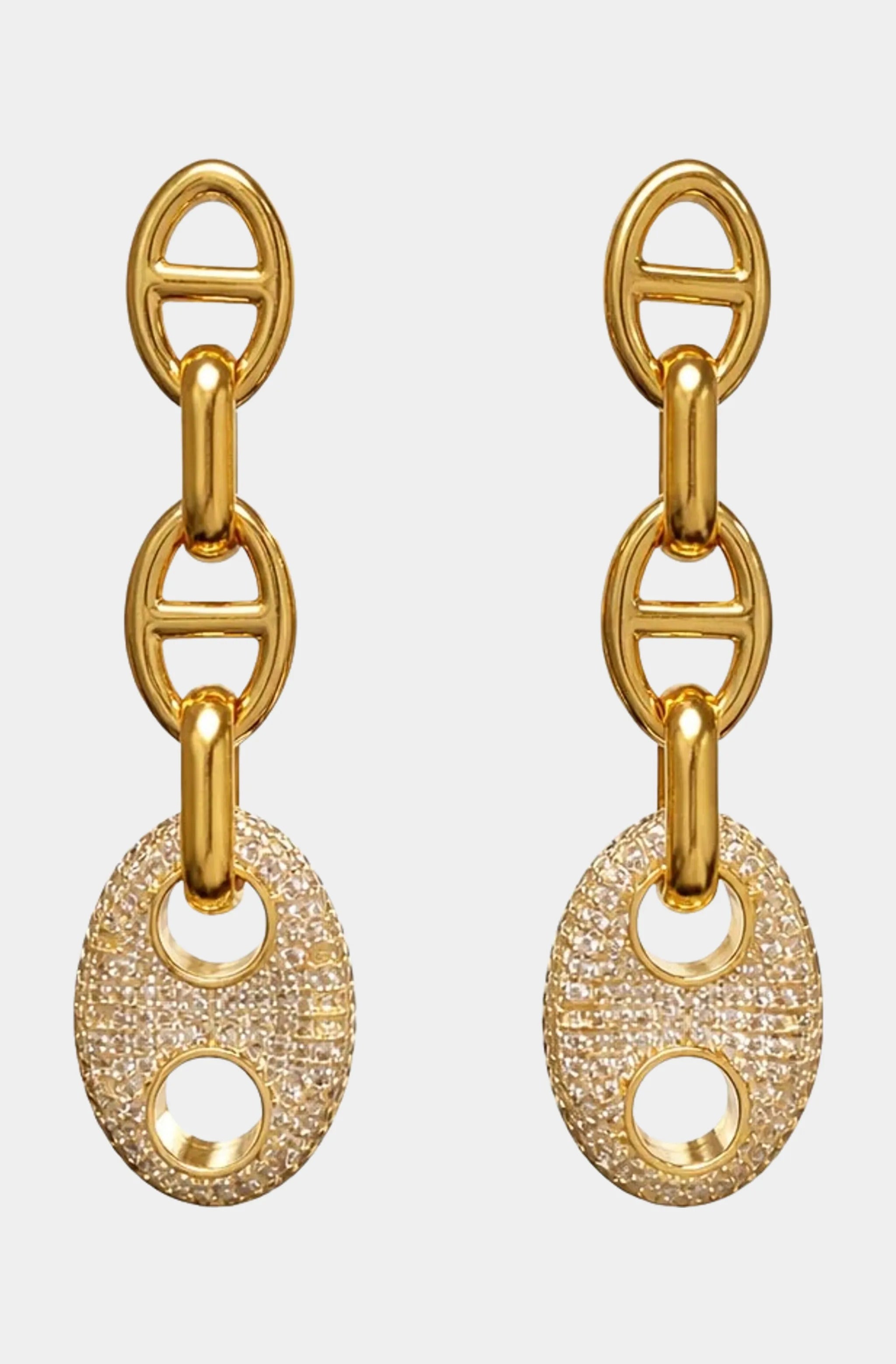 Roxanne Pave Drop Earring