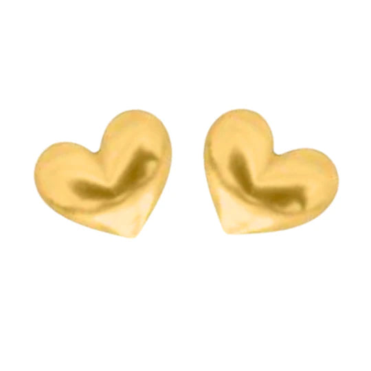 Oversized Puff Heart Earring
