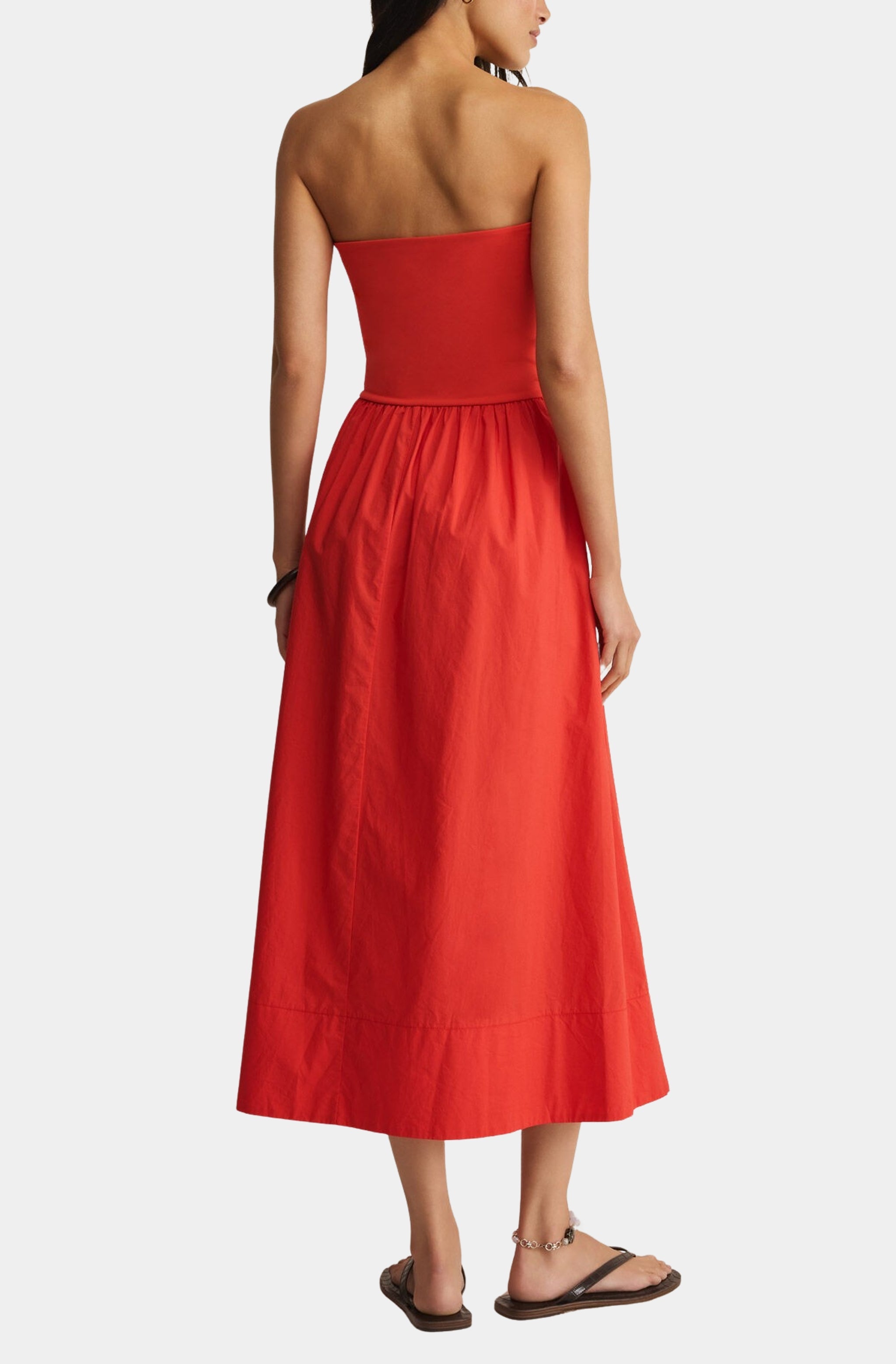 Sunsought Strapless Midi Dress