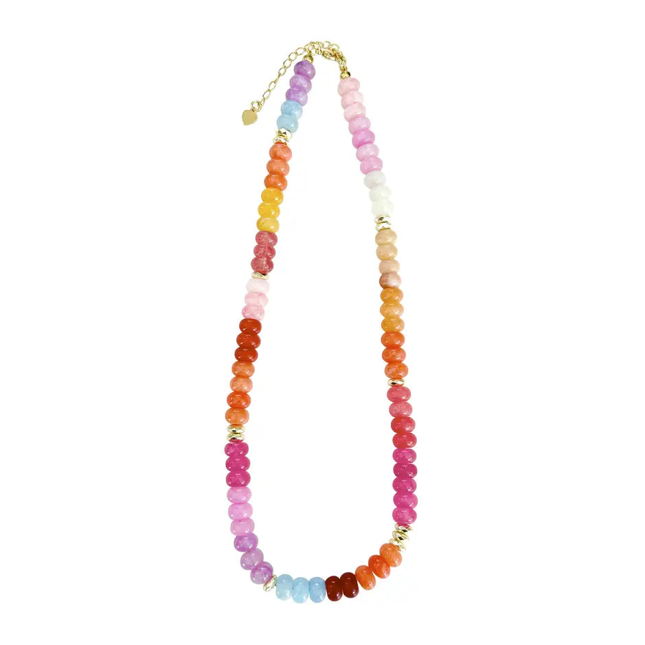 Kerry Sunset Mix Beaded Necklace