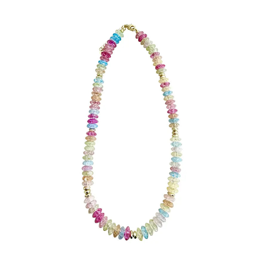 Nora Pastel Glimmer Beaded Necklace